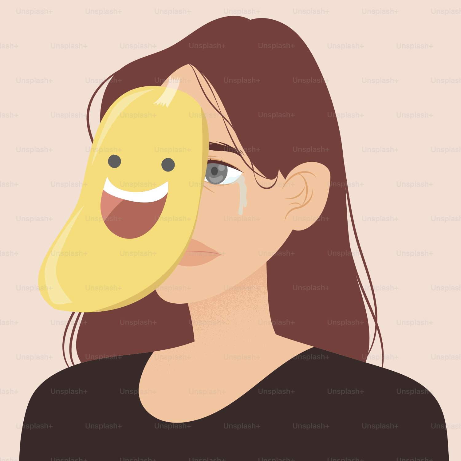A woman with a smile on her face