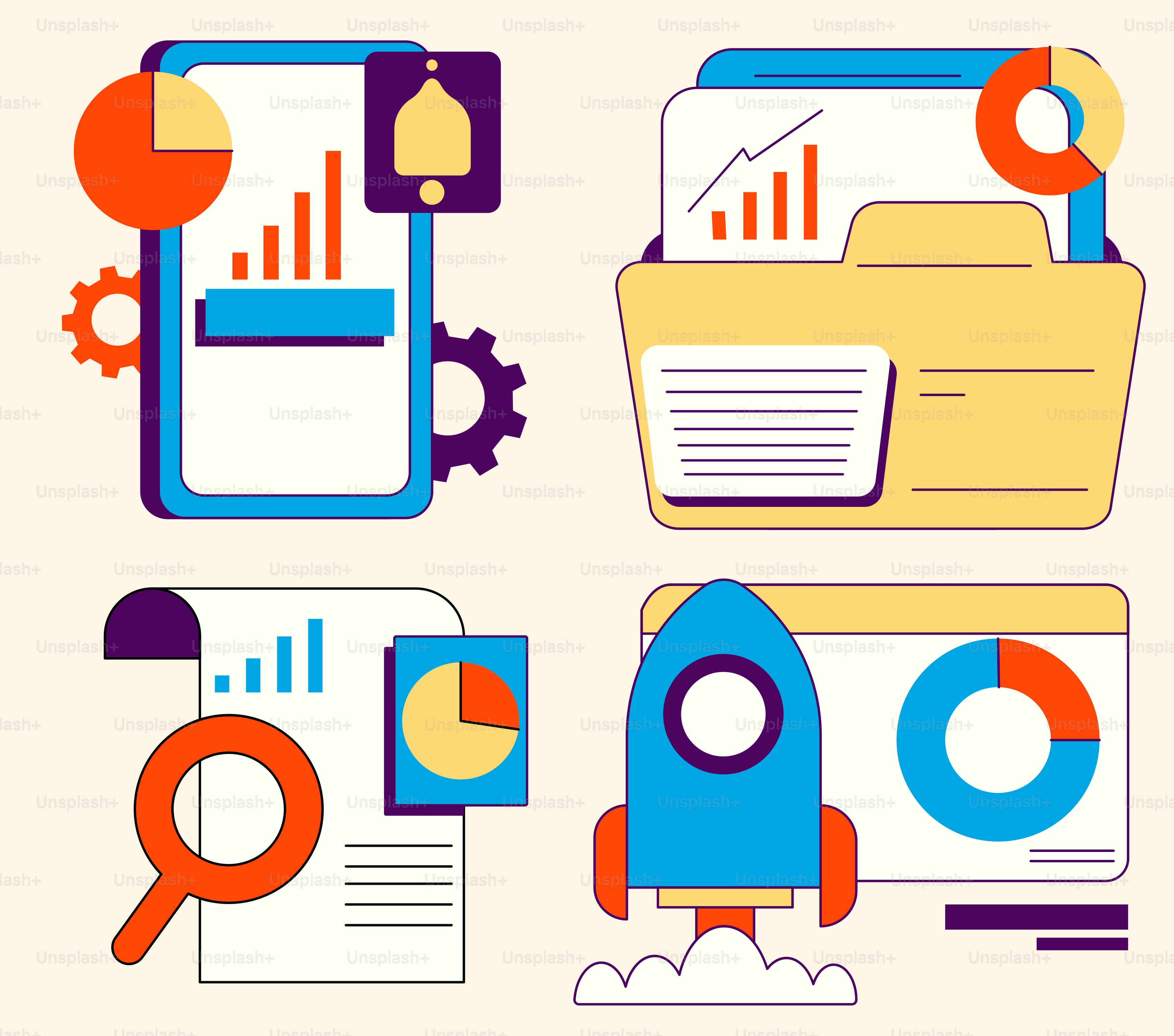 Eine Menge verschiedener Gegenstände, die auf einem Tisch liegen