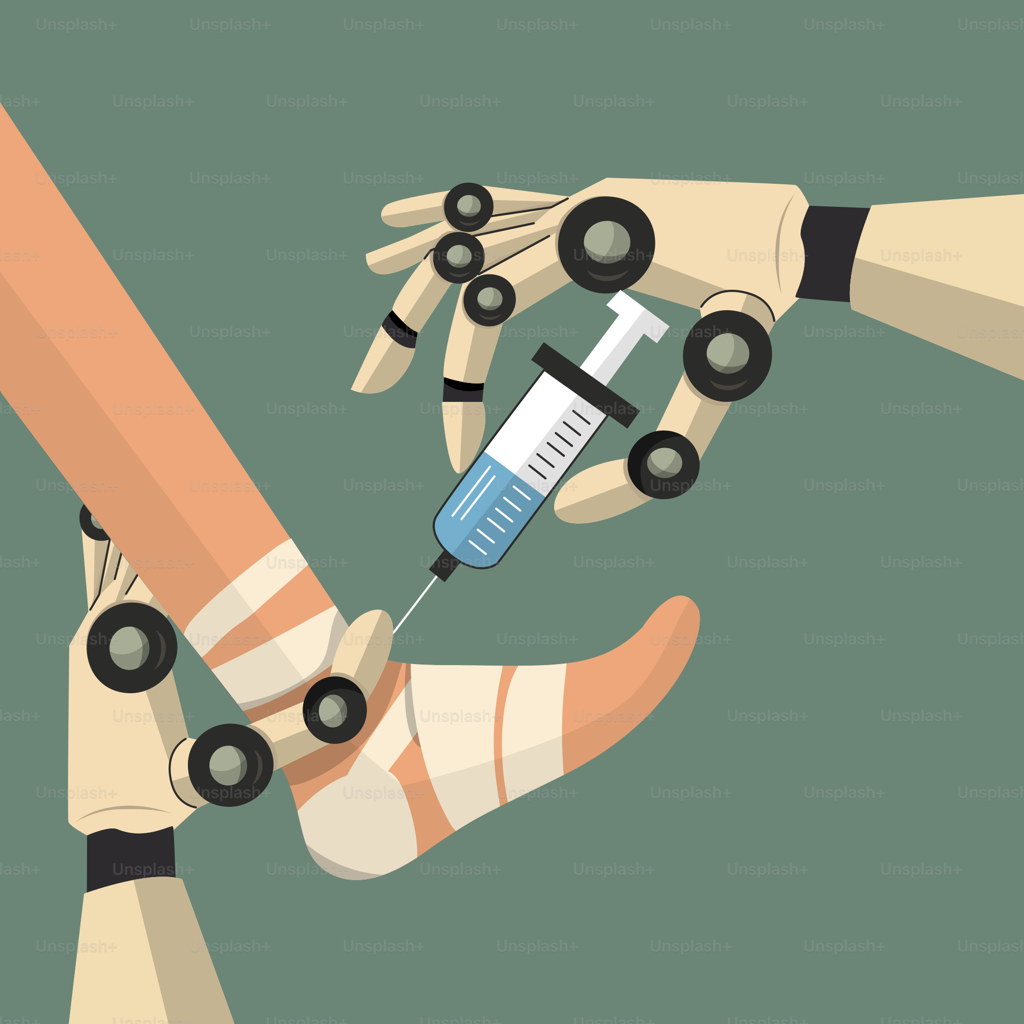 A pair of hands holding a medical device