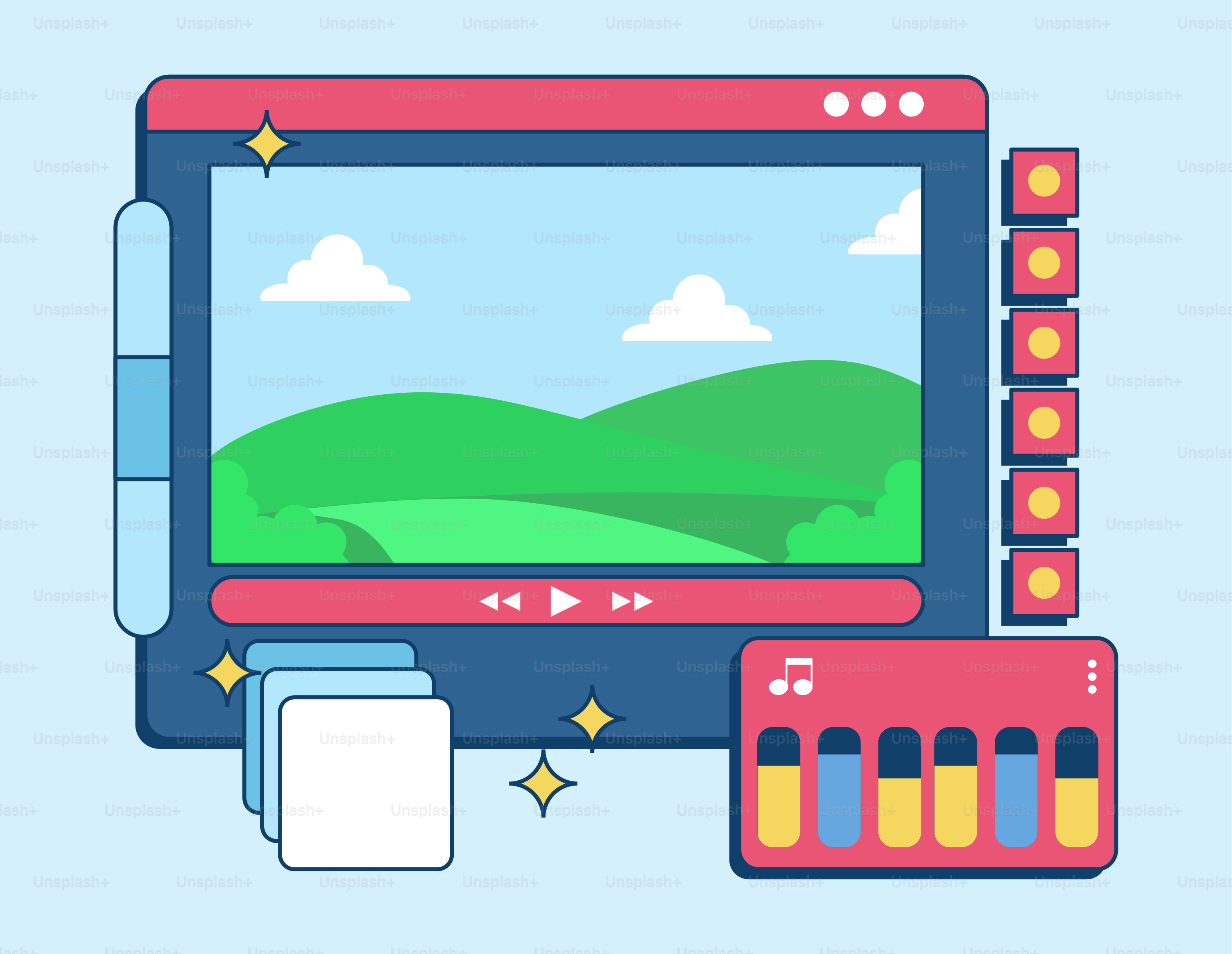 A flat screen TV sitting on top of a table