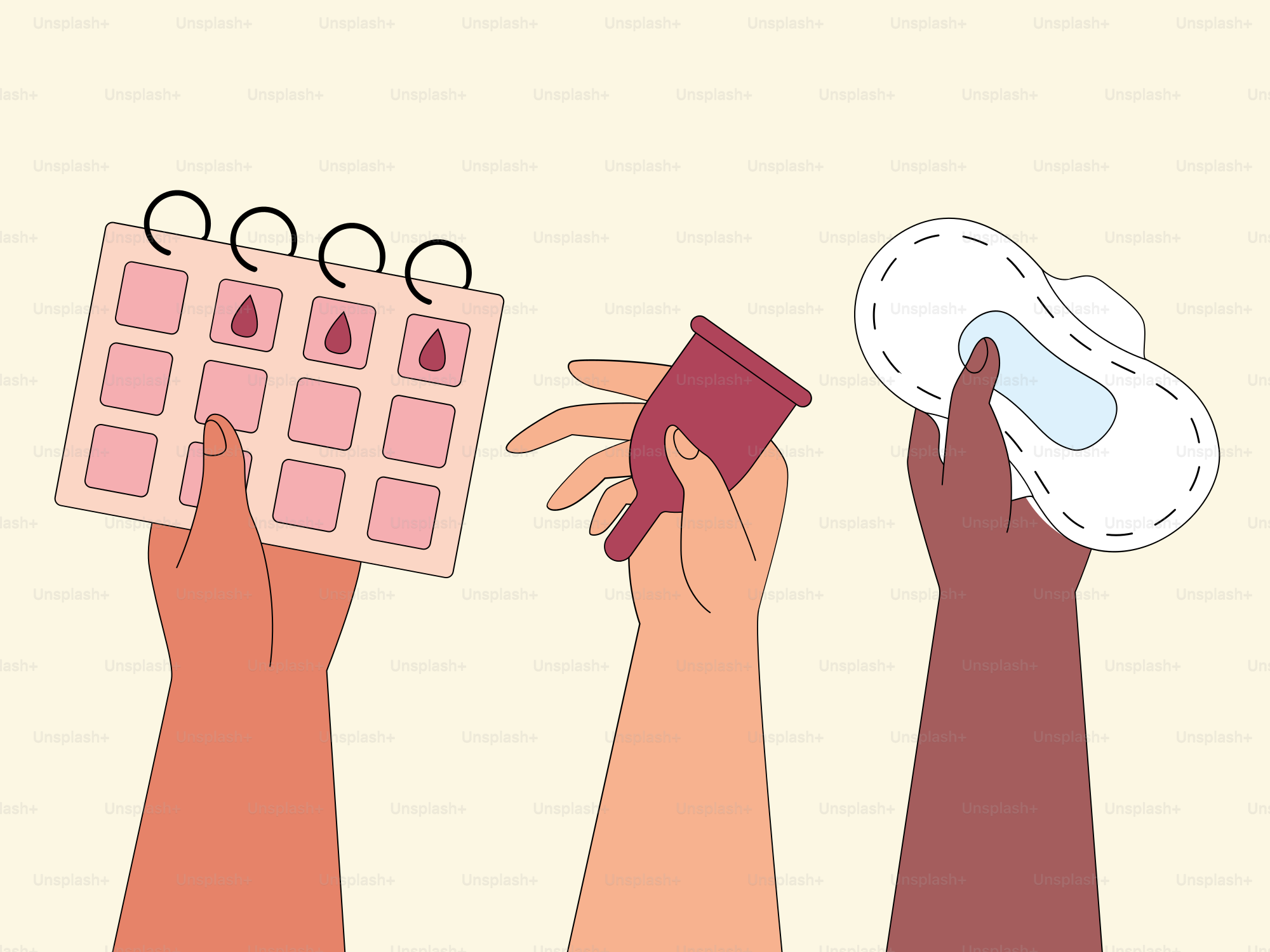 Un gruppo di persone che sorreggono un calendario