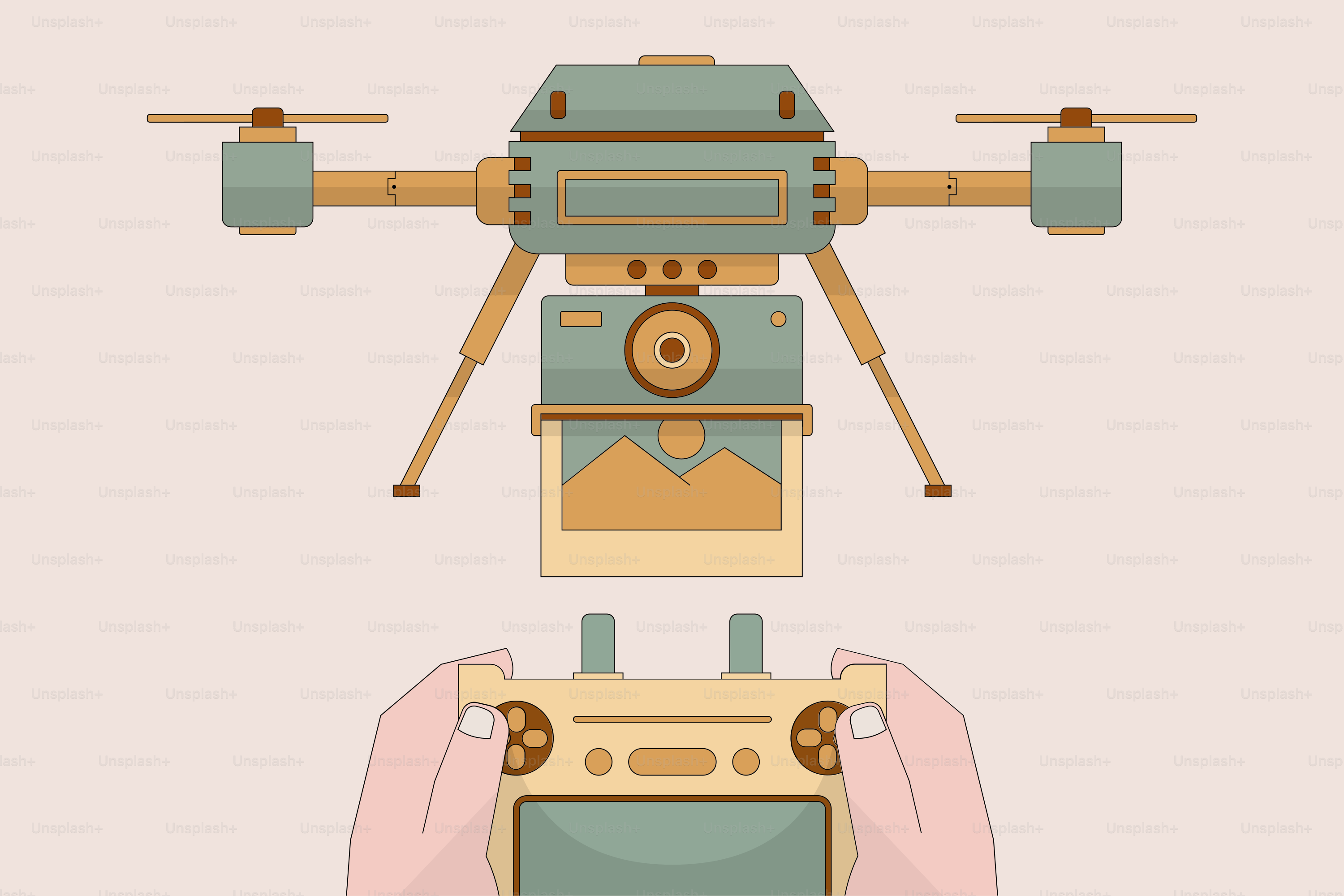 A person holding a small device in their hands