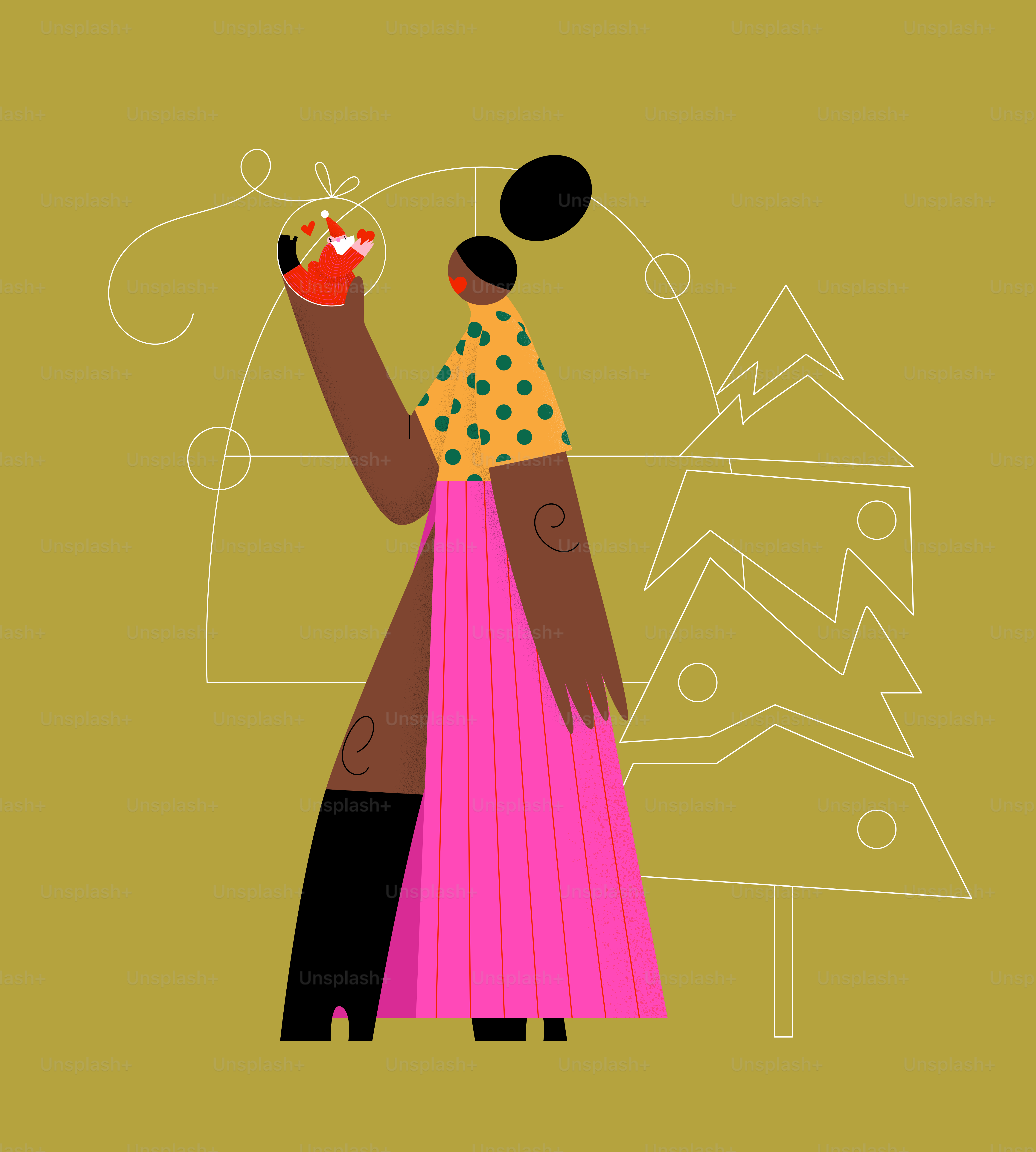 A woman in a pink dress holding a cup of coffee