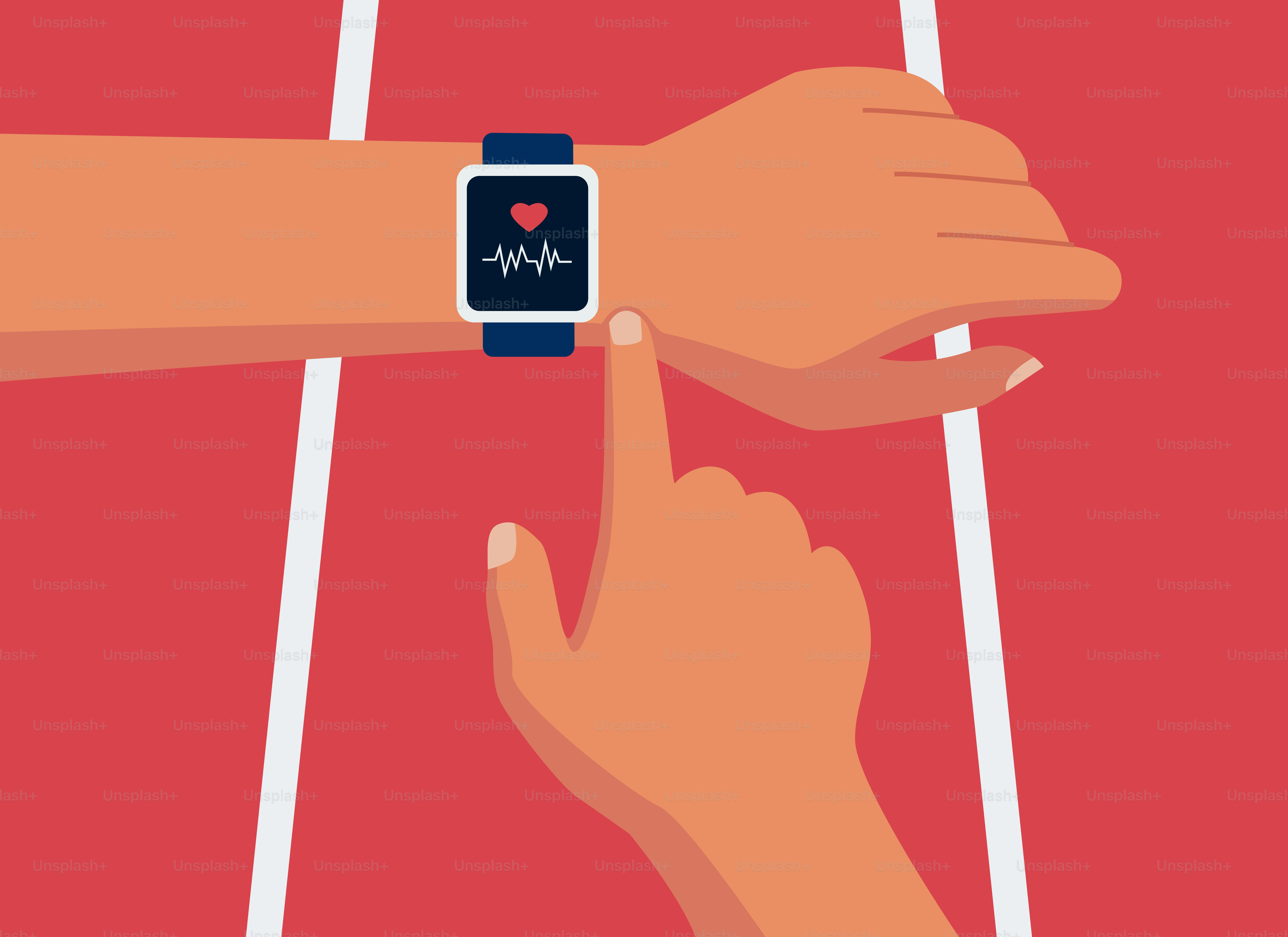 A couple of hands holding onto a smart watch