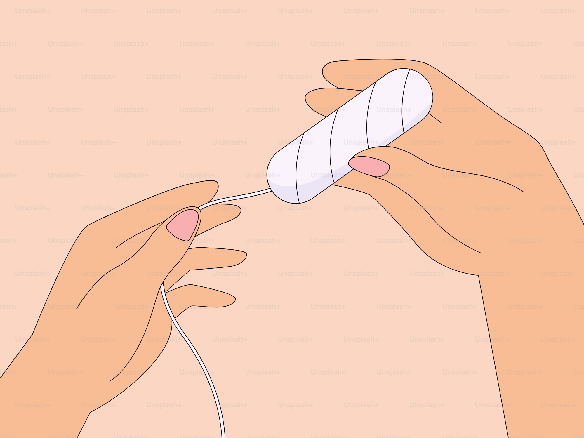 A woman is holding a white object in her hands