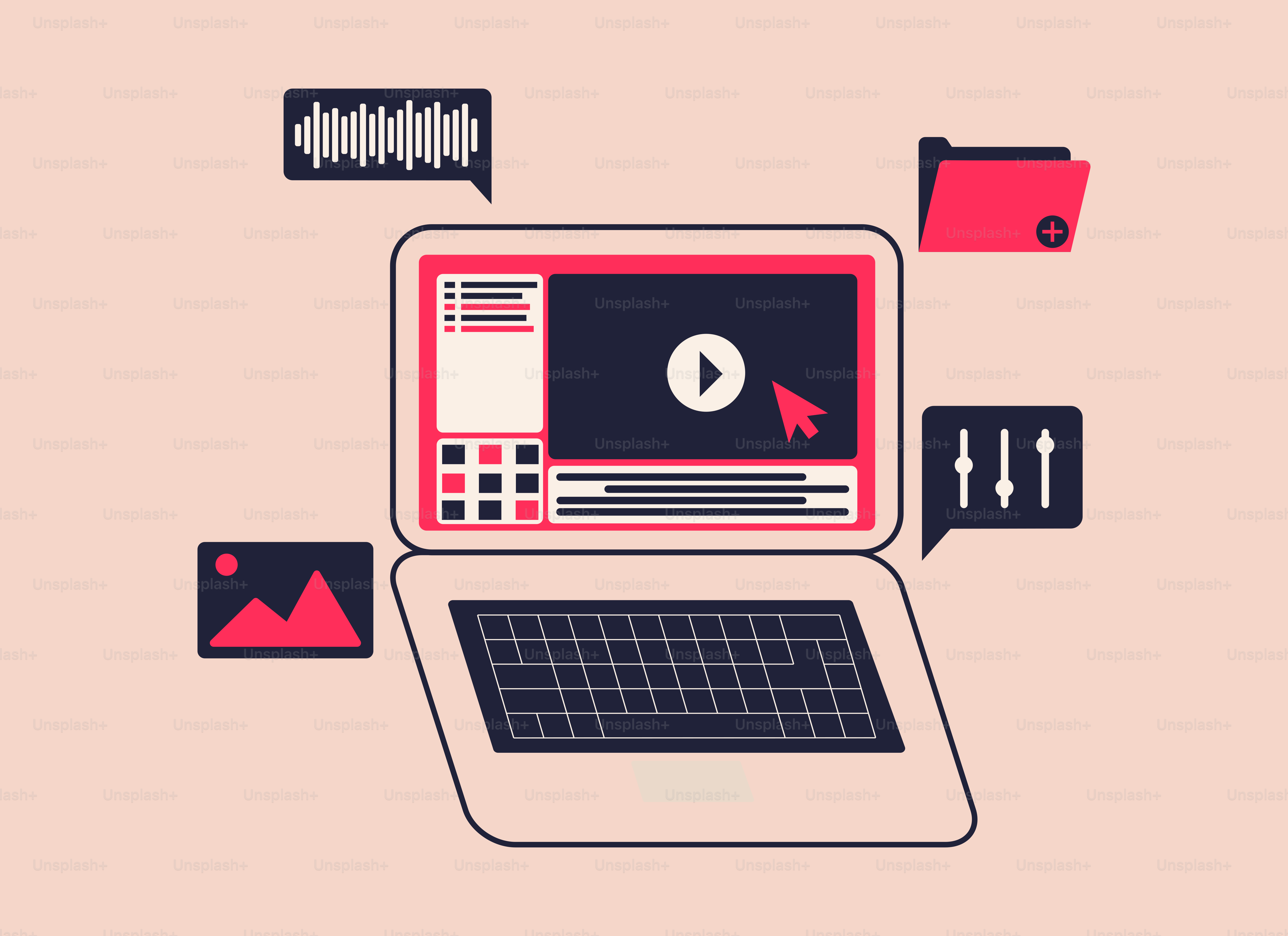 A laptop computer sitting on top of a table