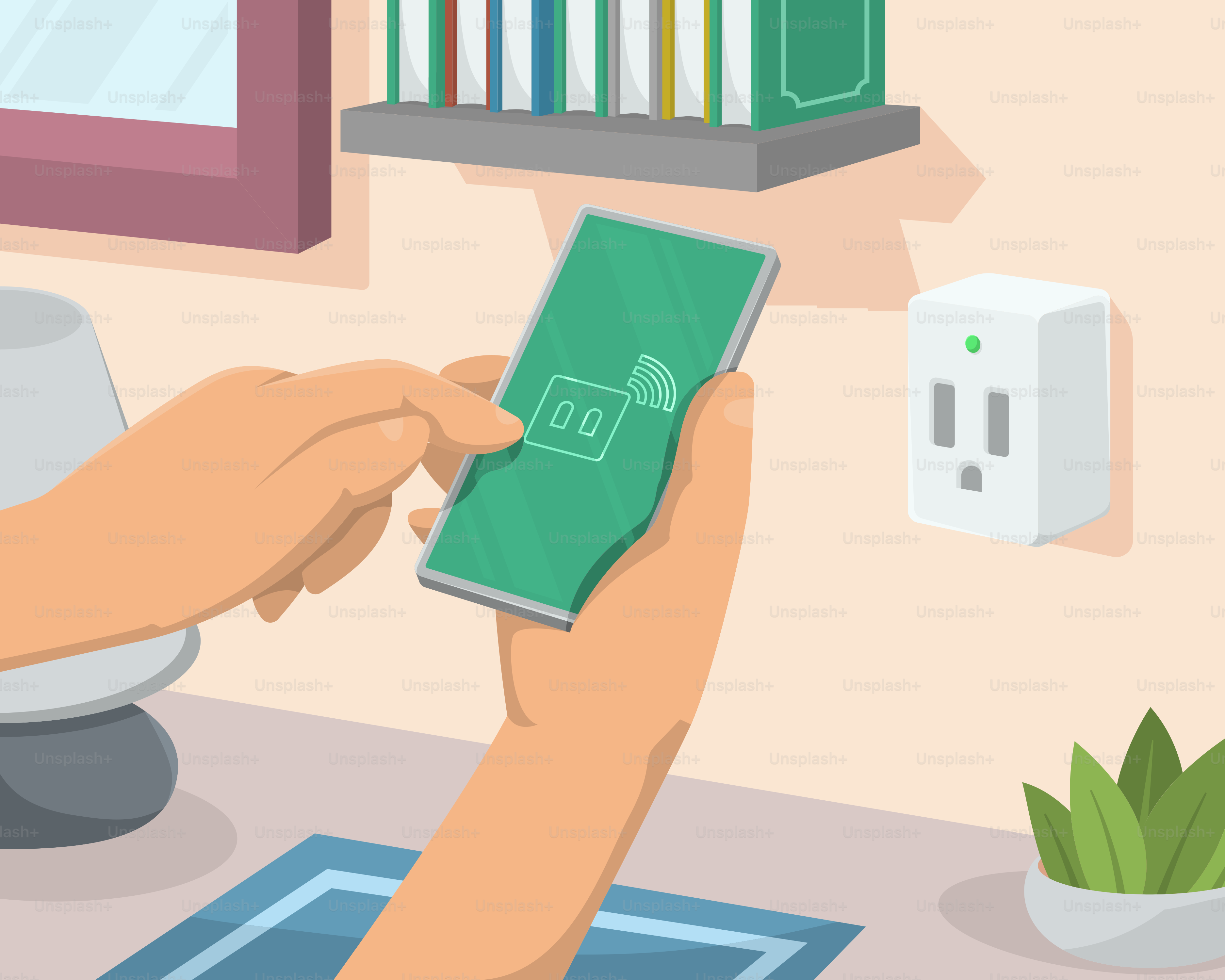 A person holding a smart phone in their hand