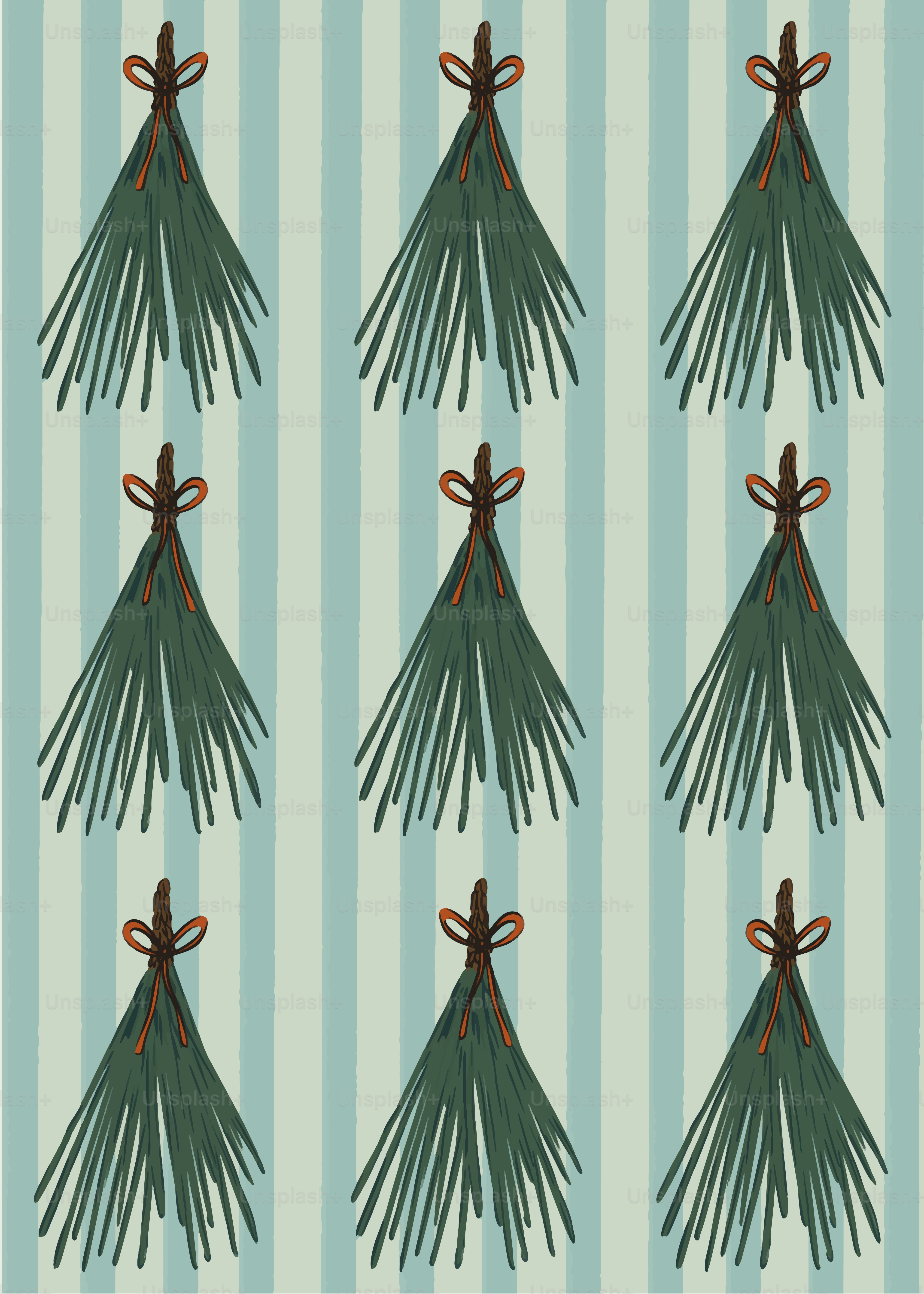 A picture of a bunch of pine branches