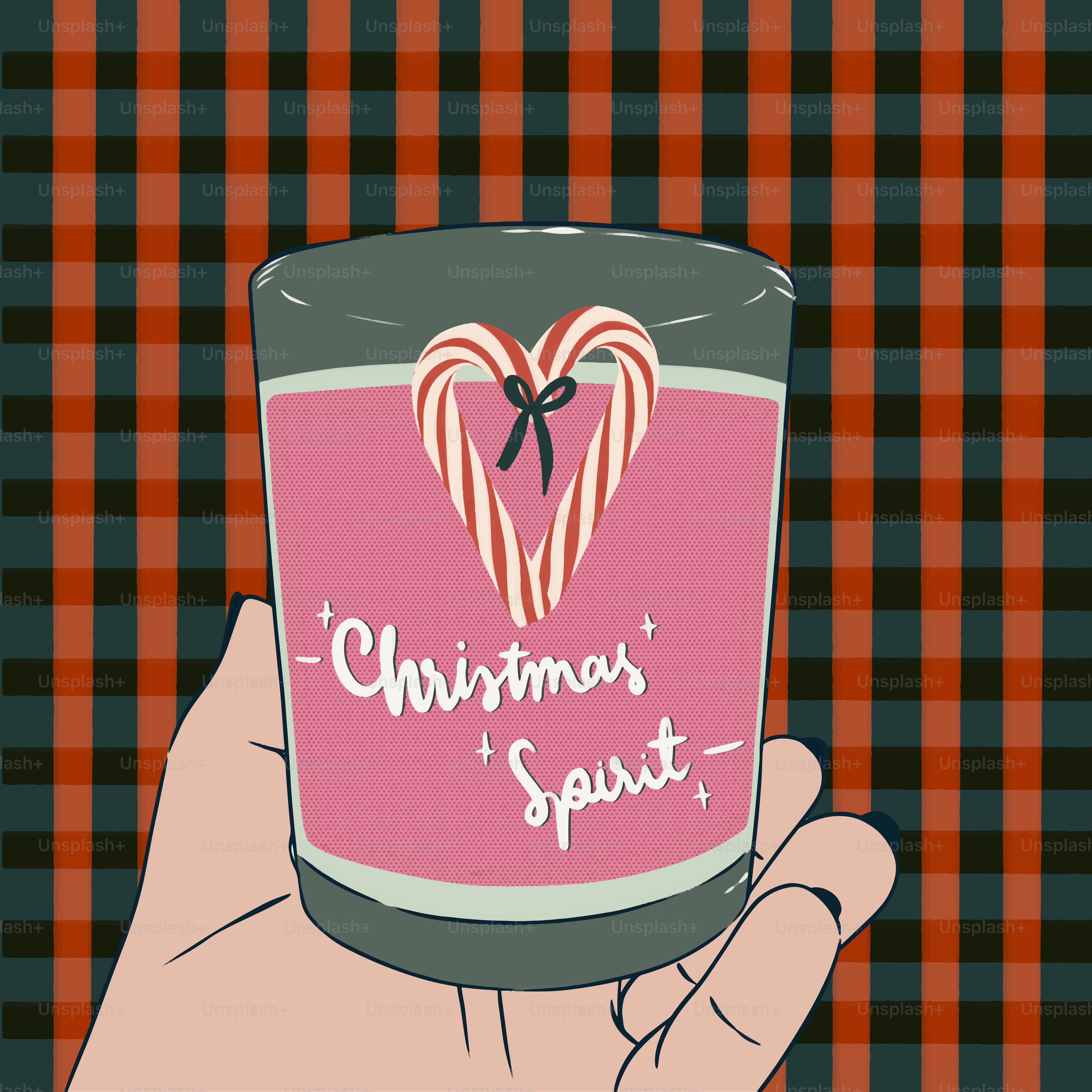 A person holding a cup with a heart on it