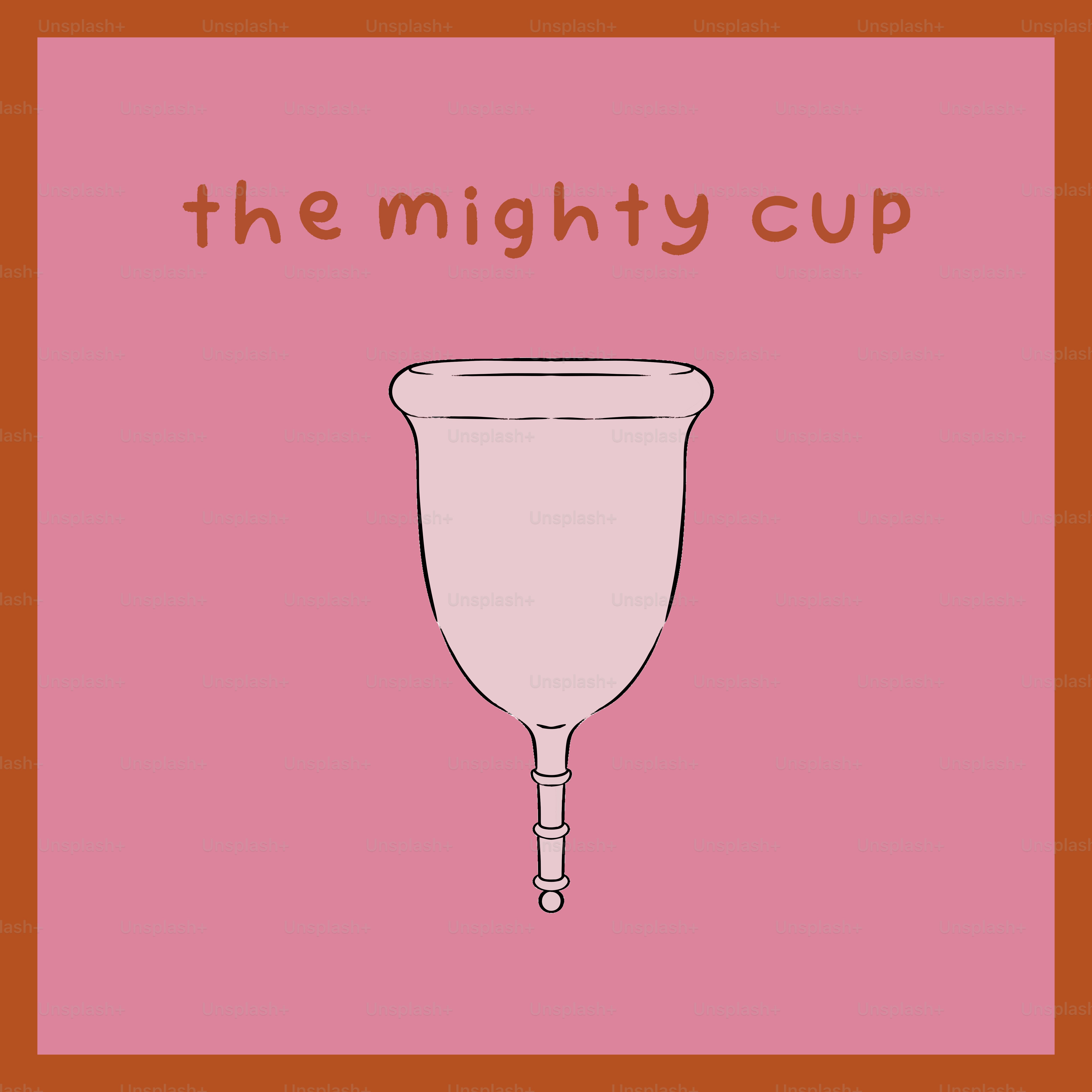 A picture of a wine glass with the words the mighty cup on it