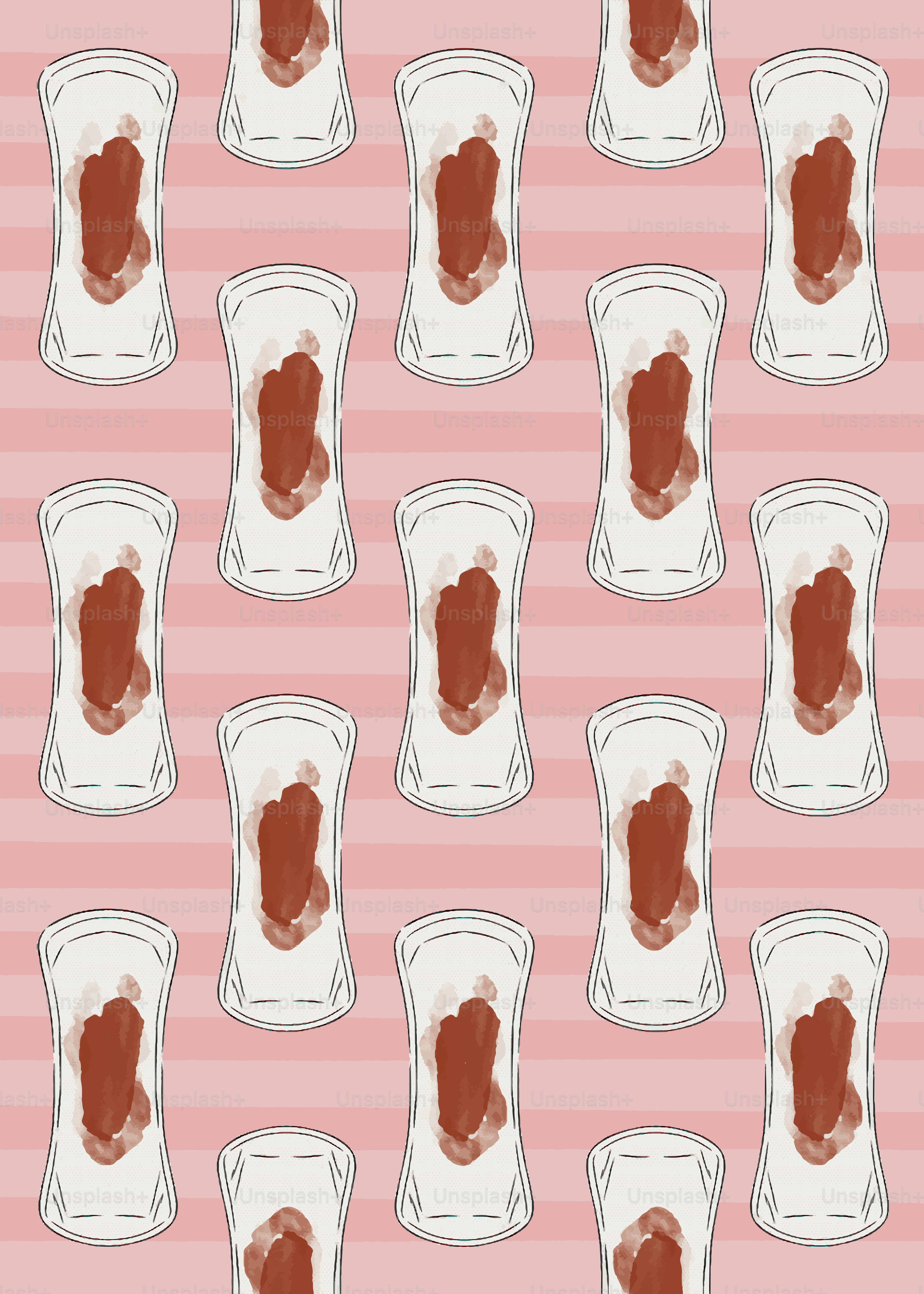 A pattern of toasted bread with chocolate fillings