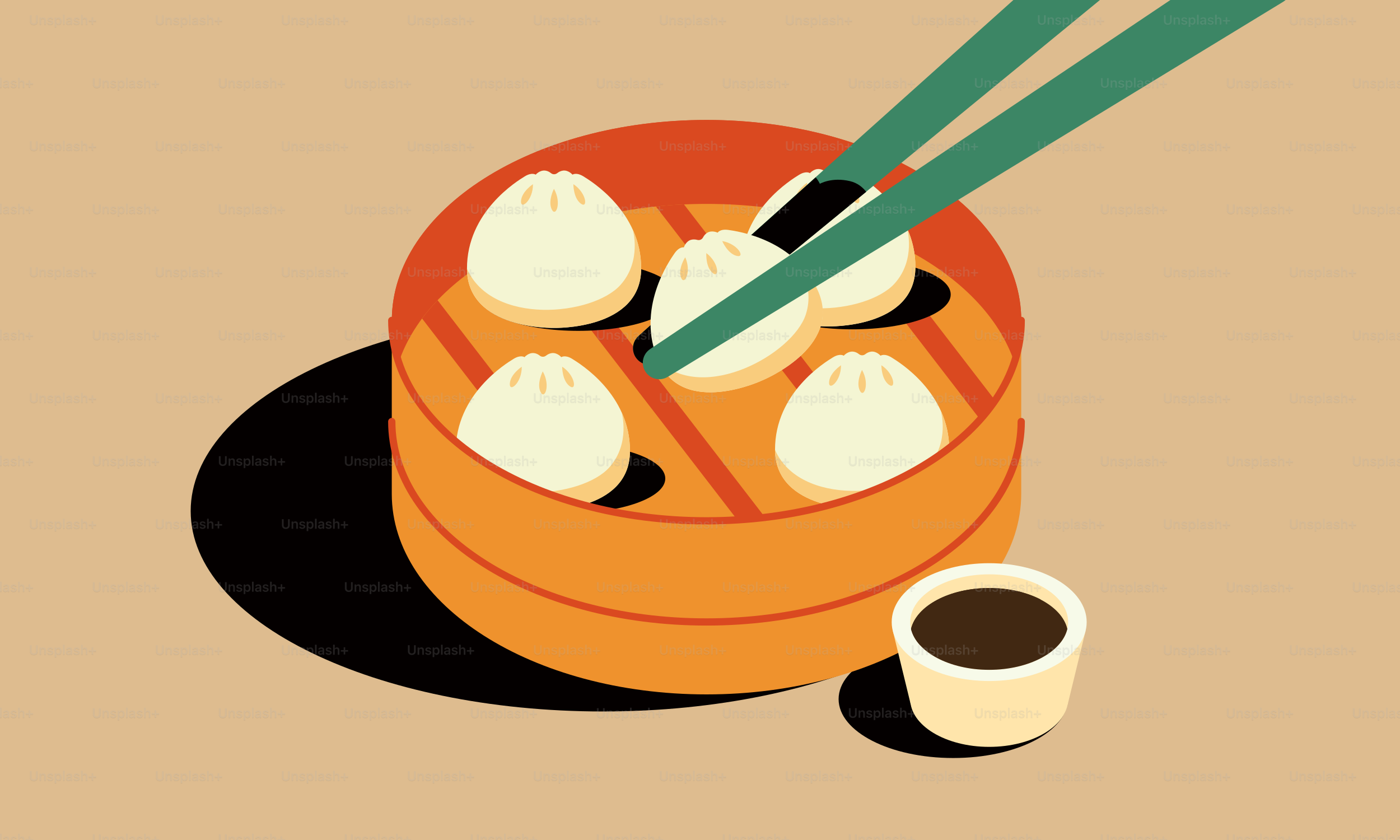 A bowl of food with chopsticks and a cup of coffee