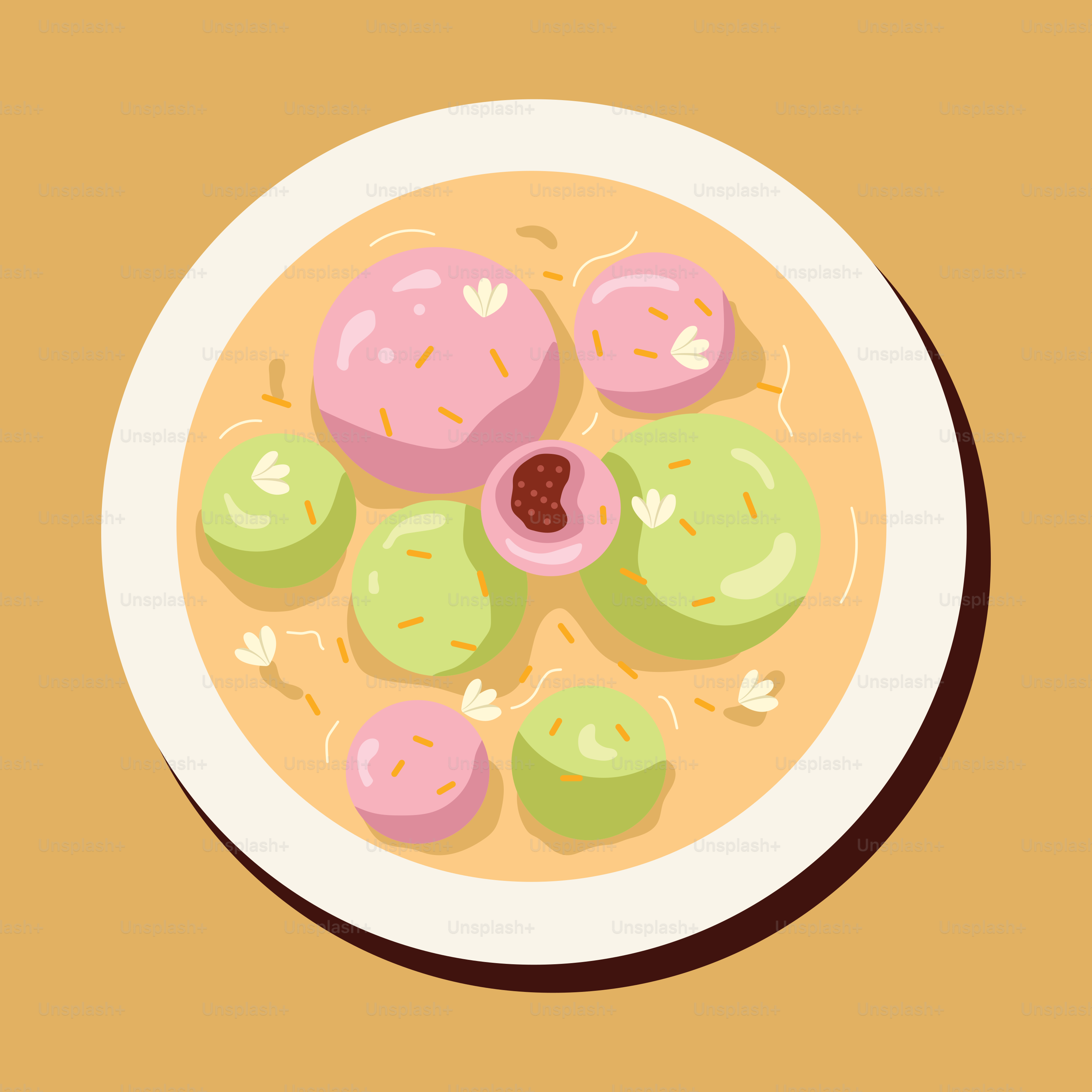 A bowl of soup with a spoon and spoon in it