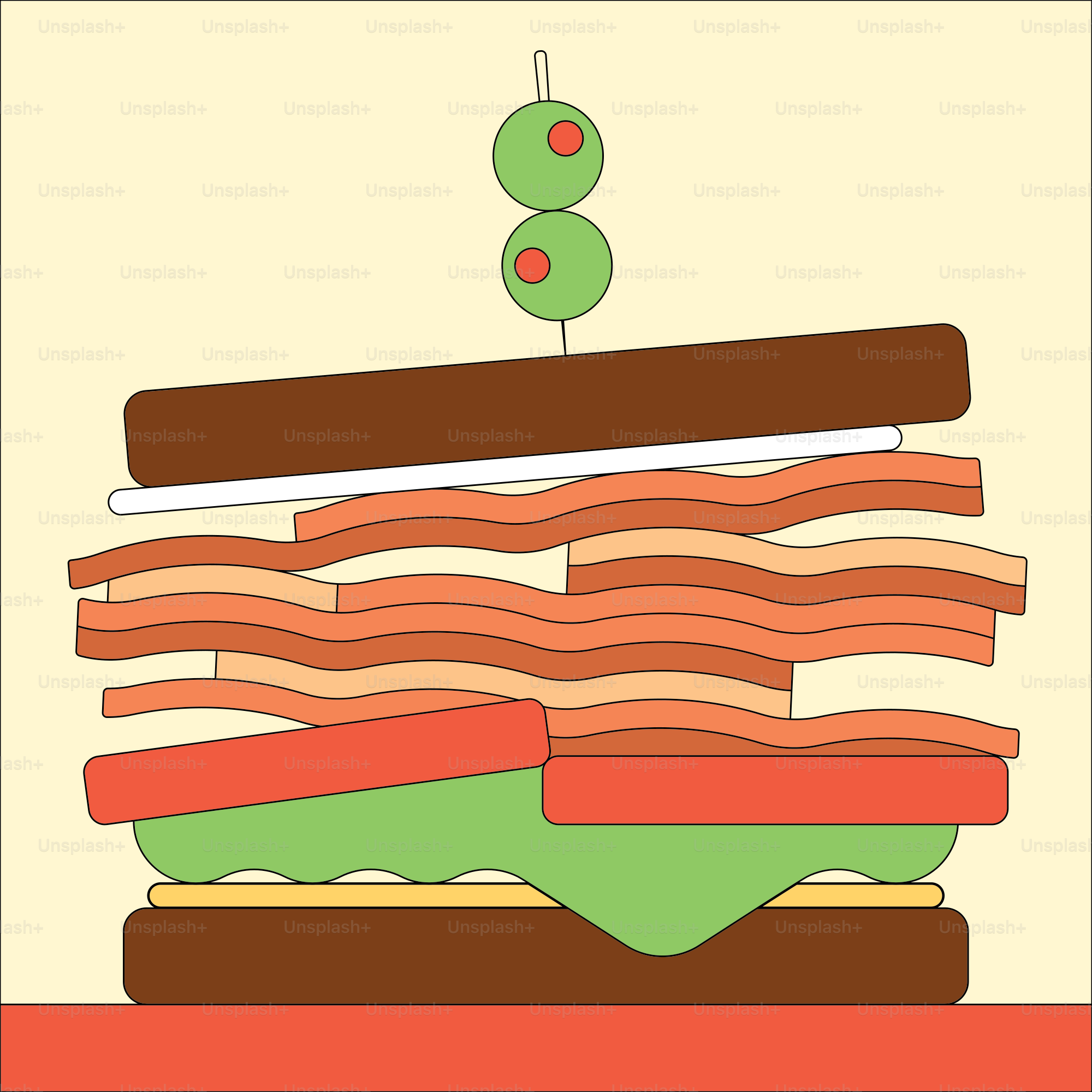 A hamburger with bacon, lettuce and a pickle on top