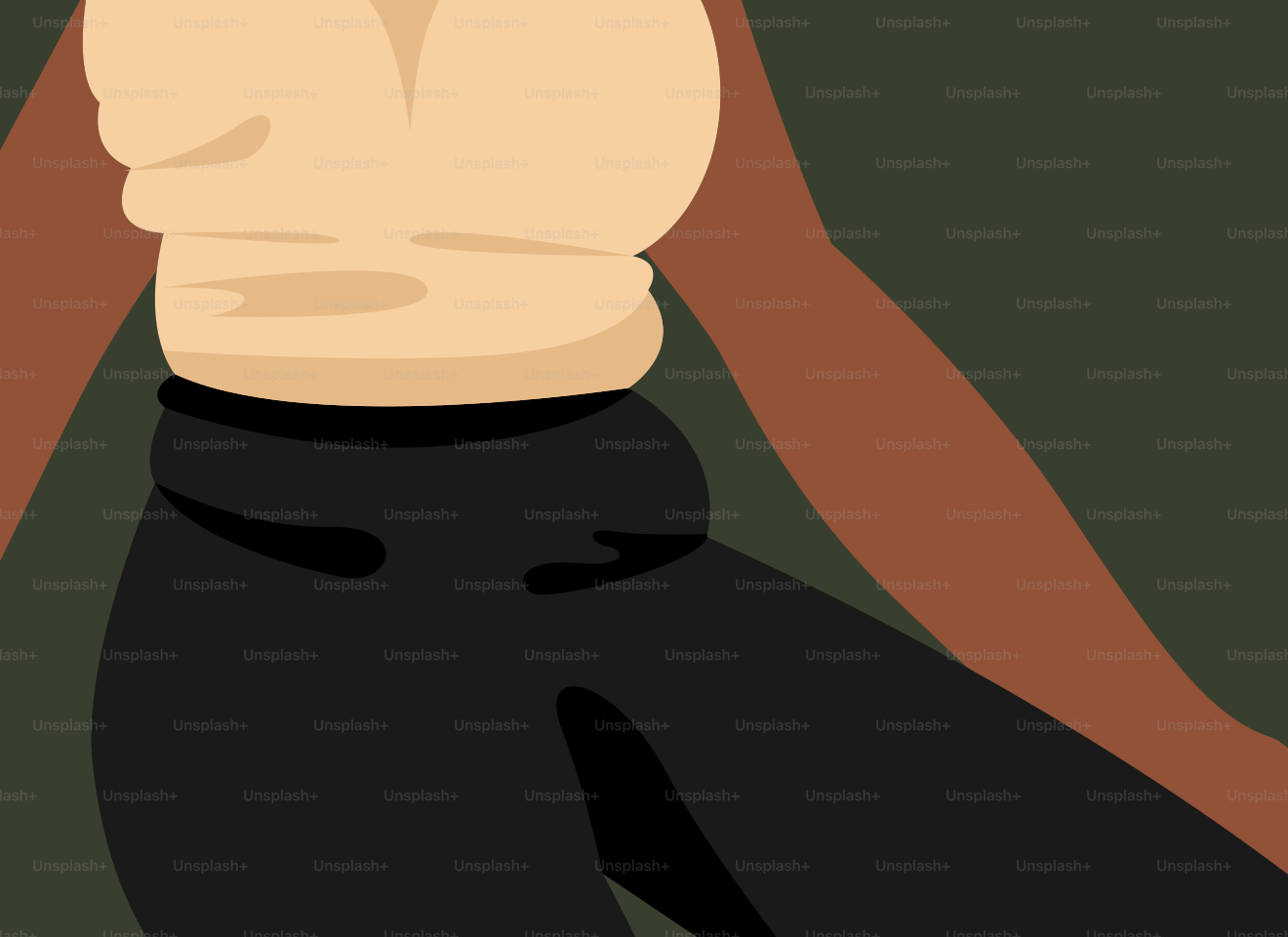 A person with their hands on their hips