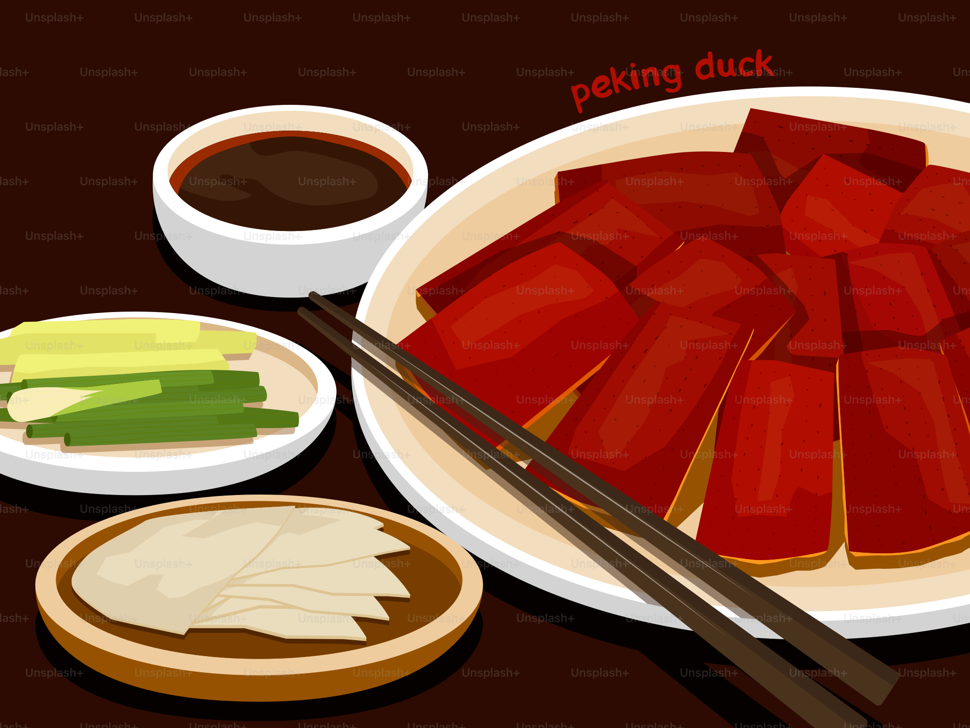 A picture of a plate of food with chopsticks