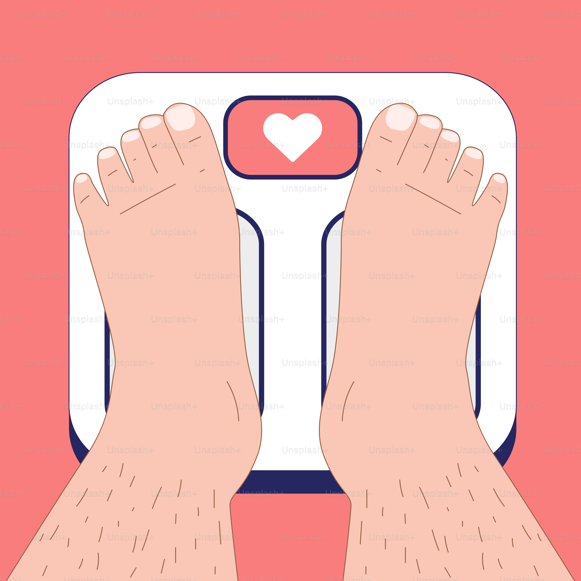 Les pieds sont sur une balance indiquant le poids. vectoriel – Image de  Triste sur Unsplash, image size:3000x3000