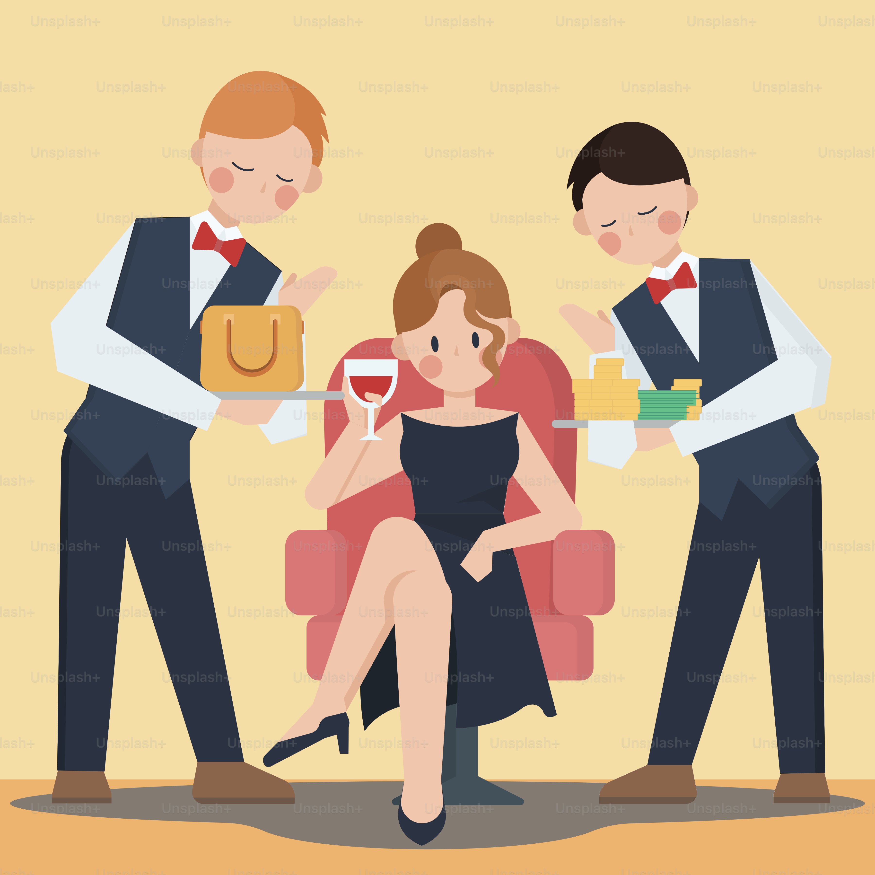 A couple of people that are sitting in a chair