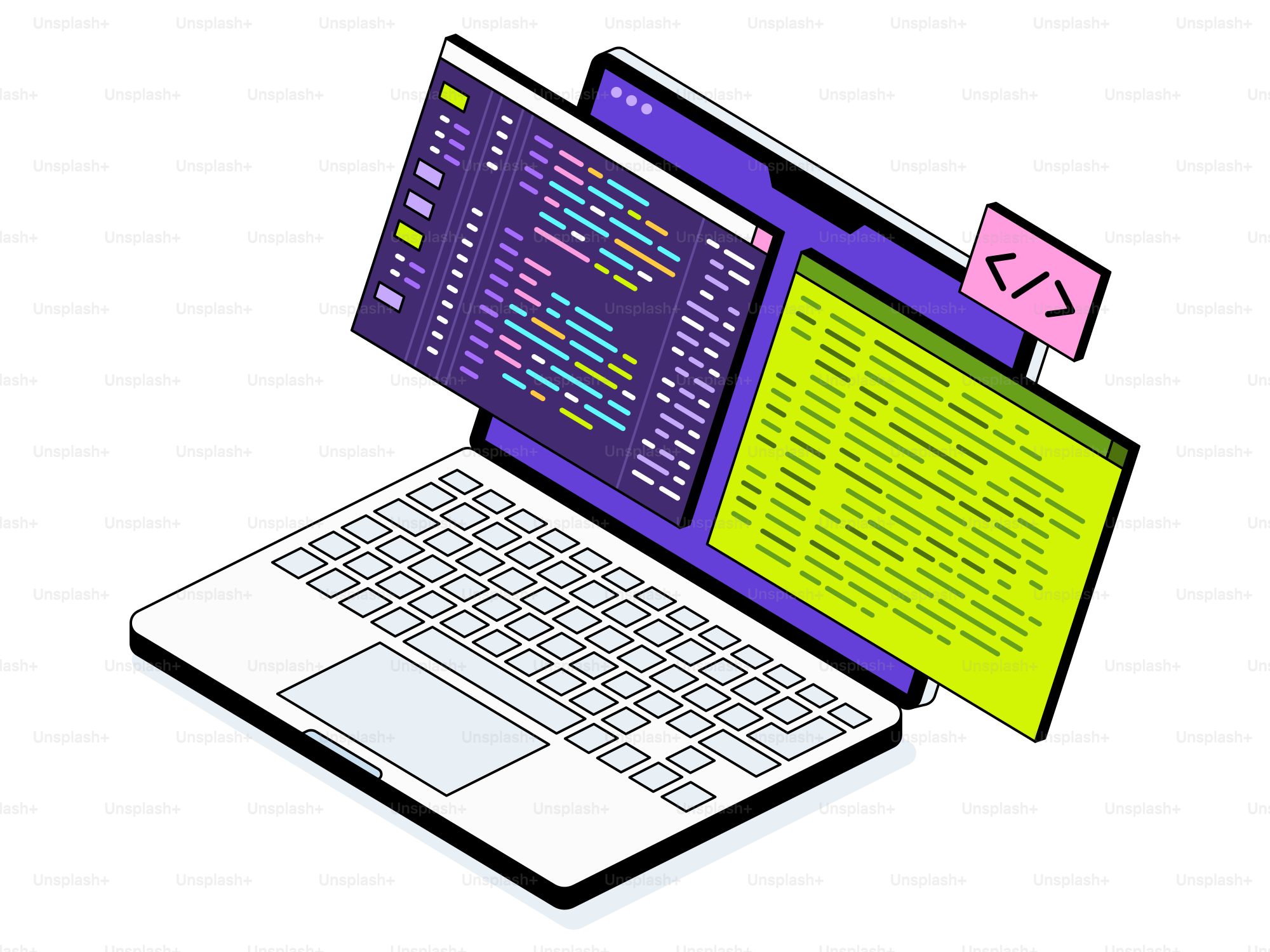 A laptop computer with a program on the screen