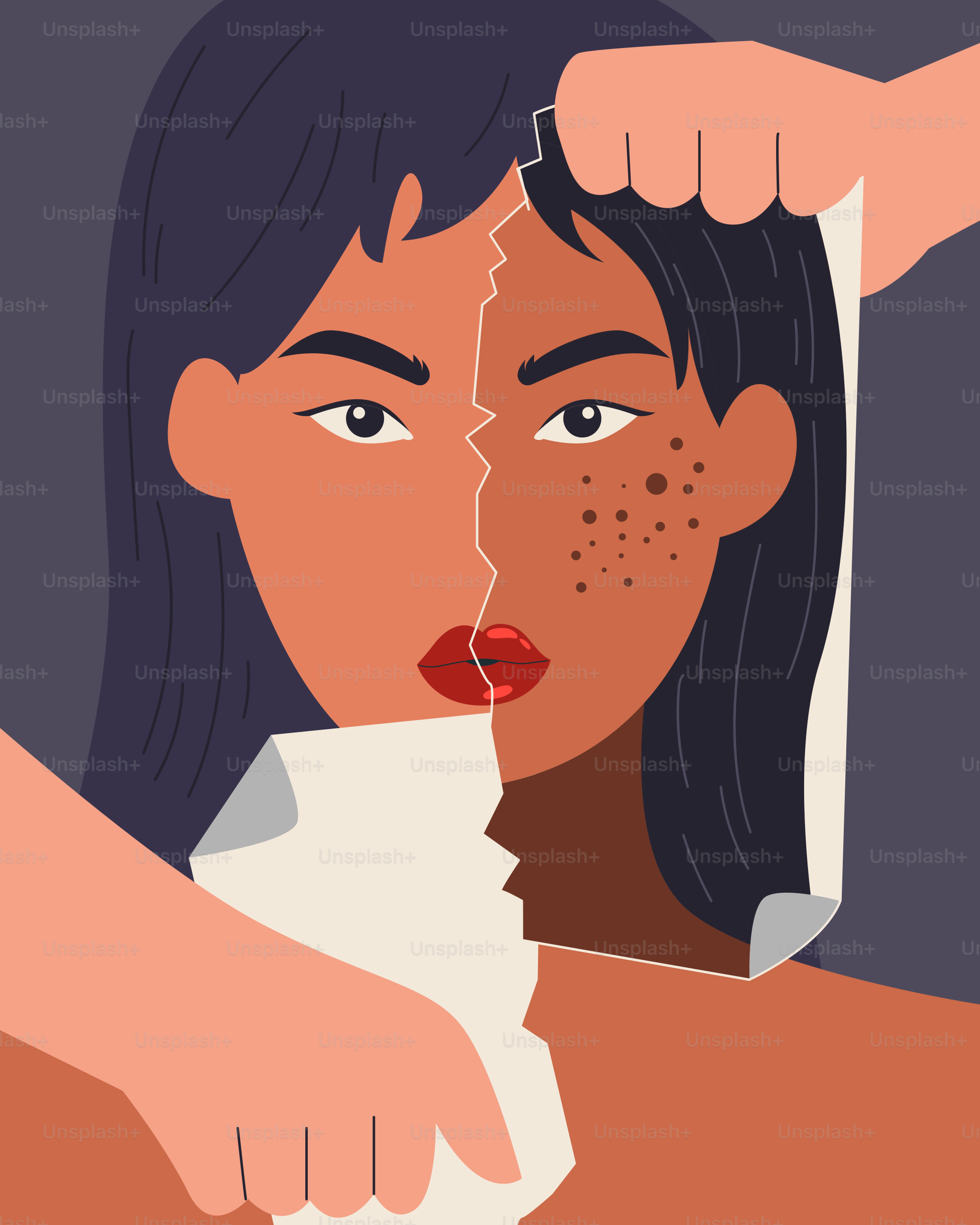 A woman holding a piece of paper in her hand