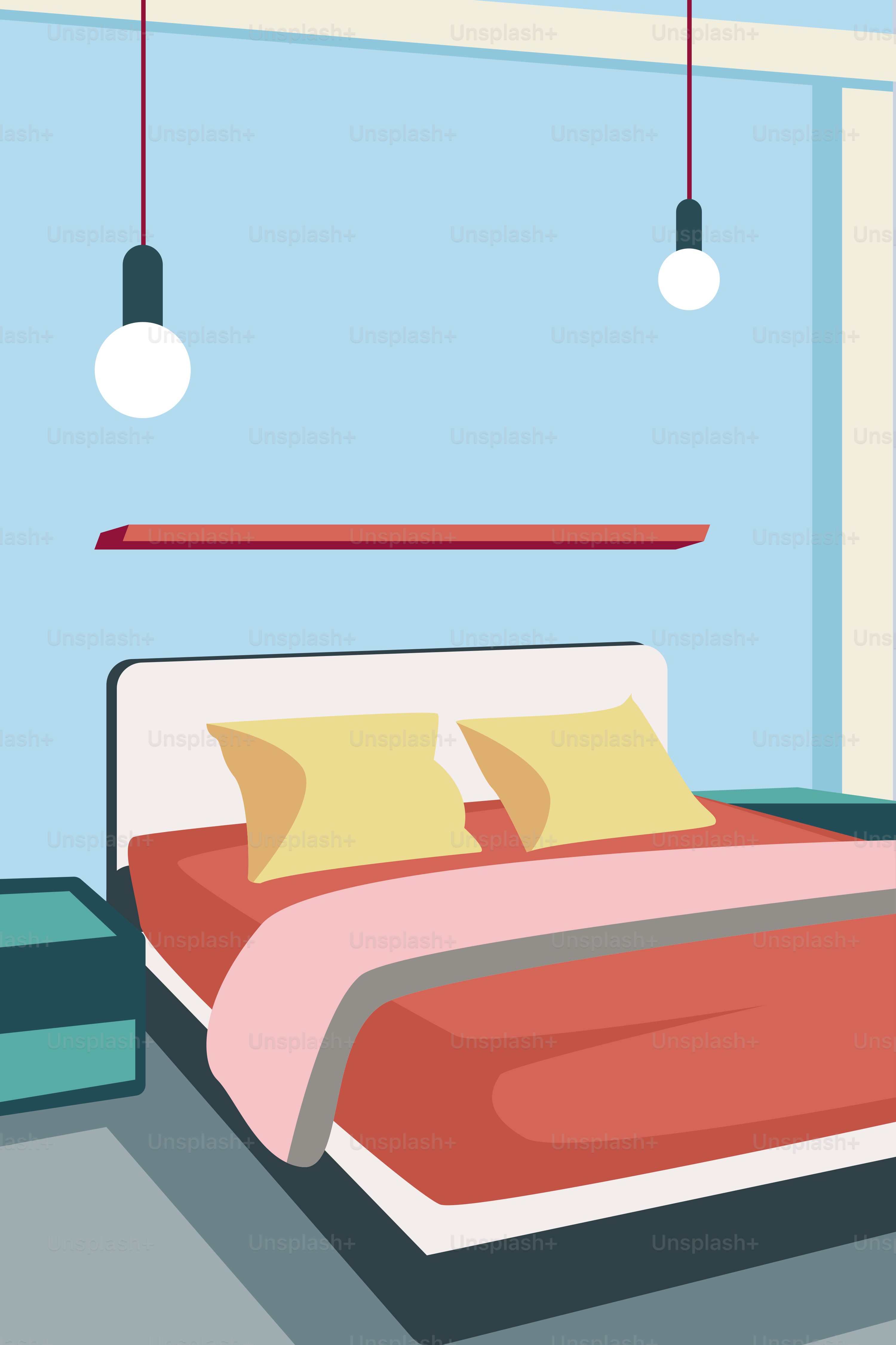 A bedroom with a bed, dresser and a window