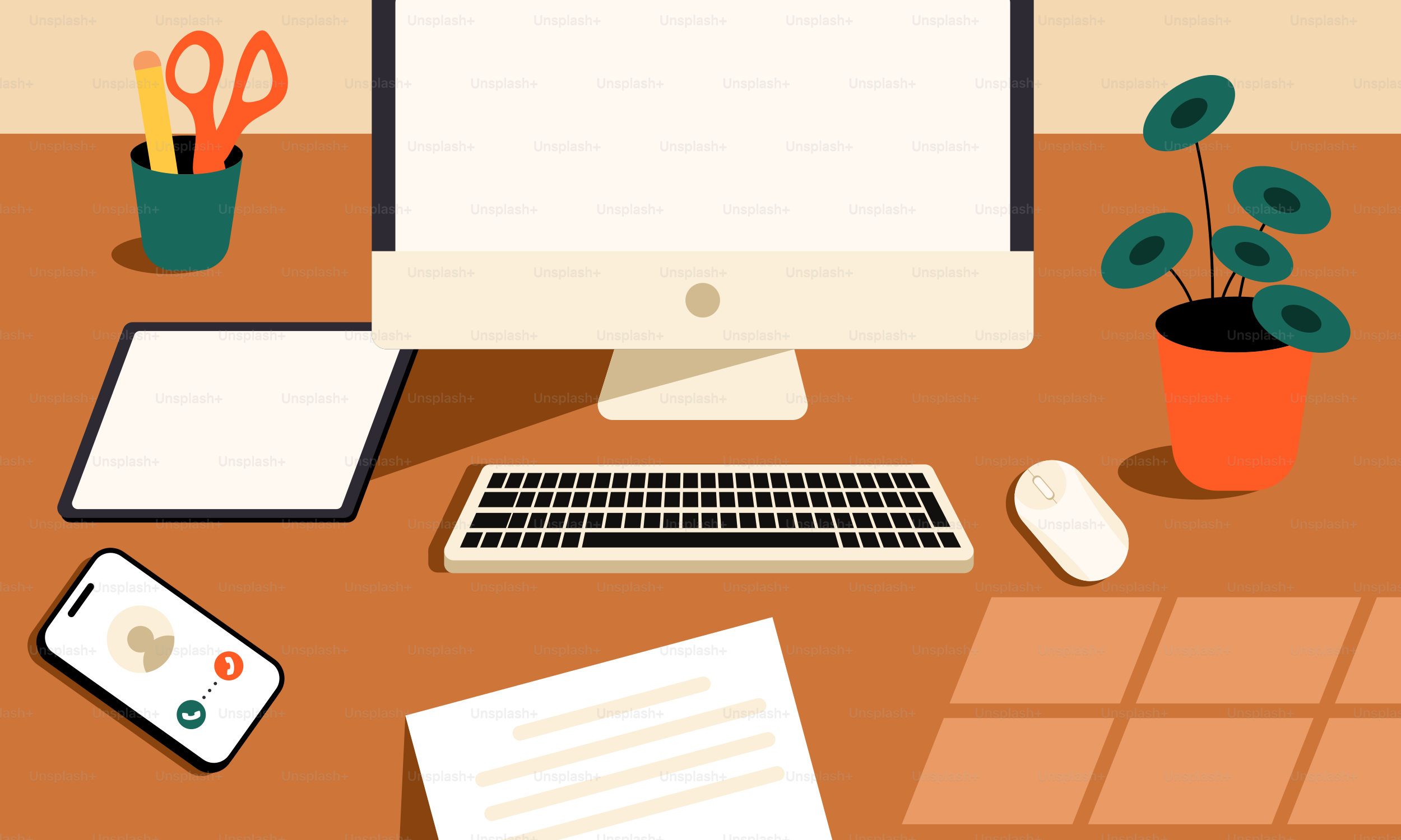 A desktop computer sitting on top of a wooden desk