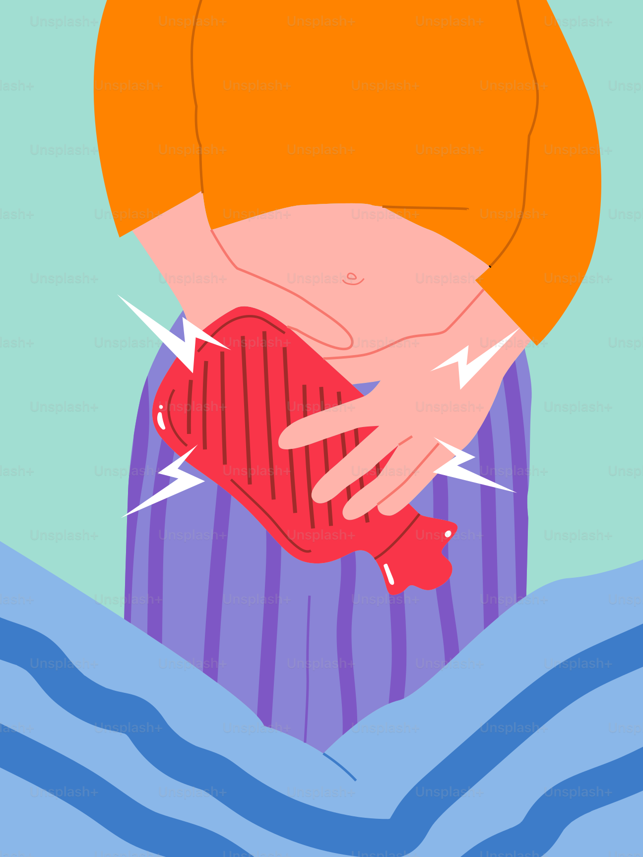 A person holding a red object in their hands