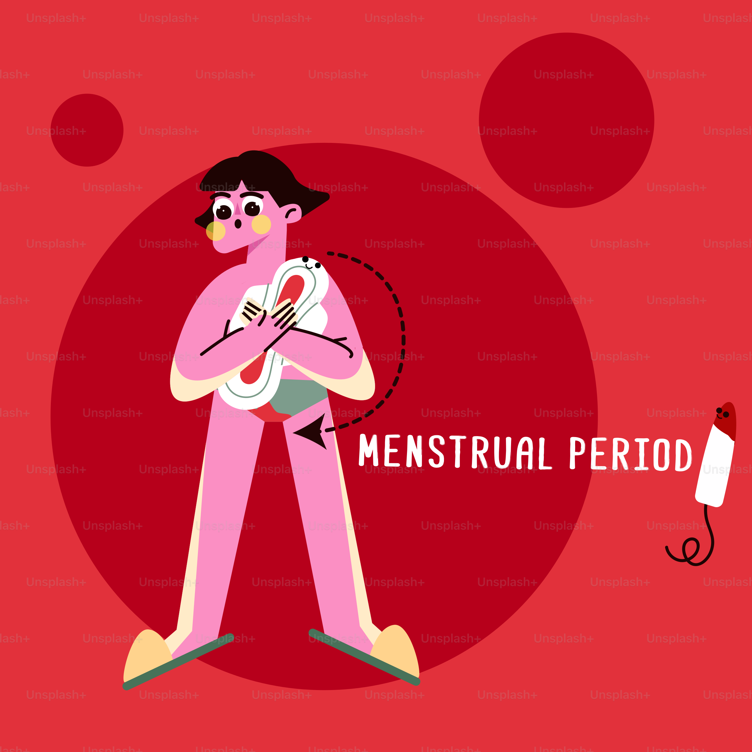 A man in a pink suit is standing with his arms crossed