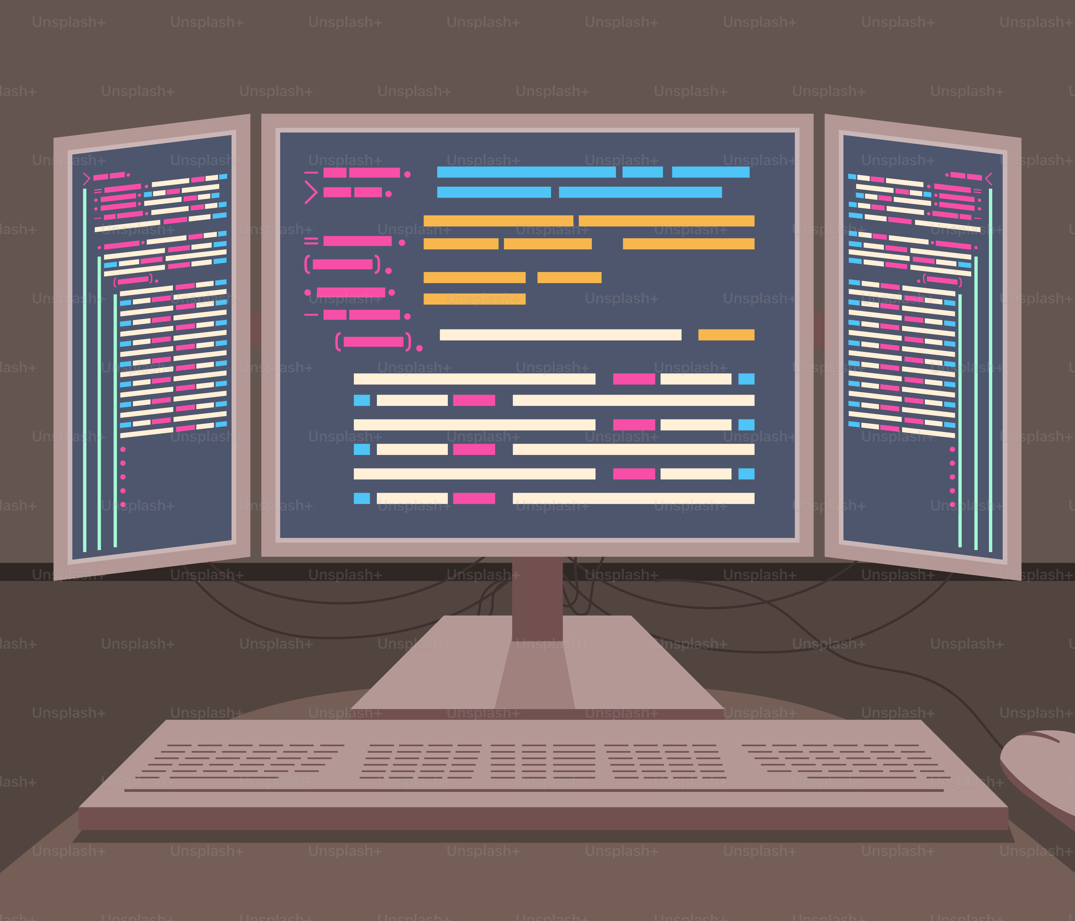 A computer monitor sitting on top of a desk