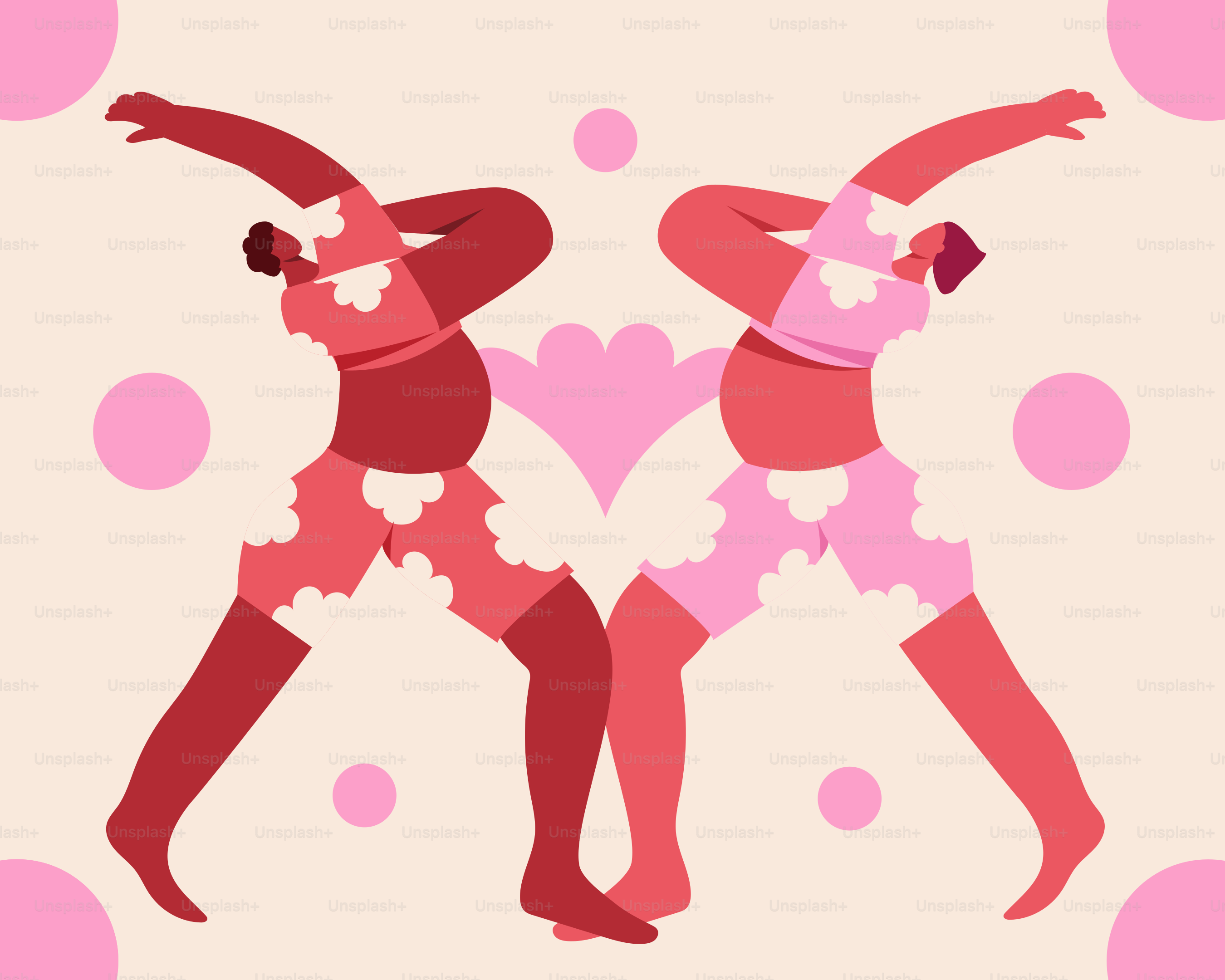 Ein paar Leute, die zusammen tanzen