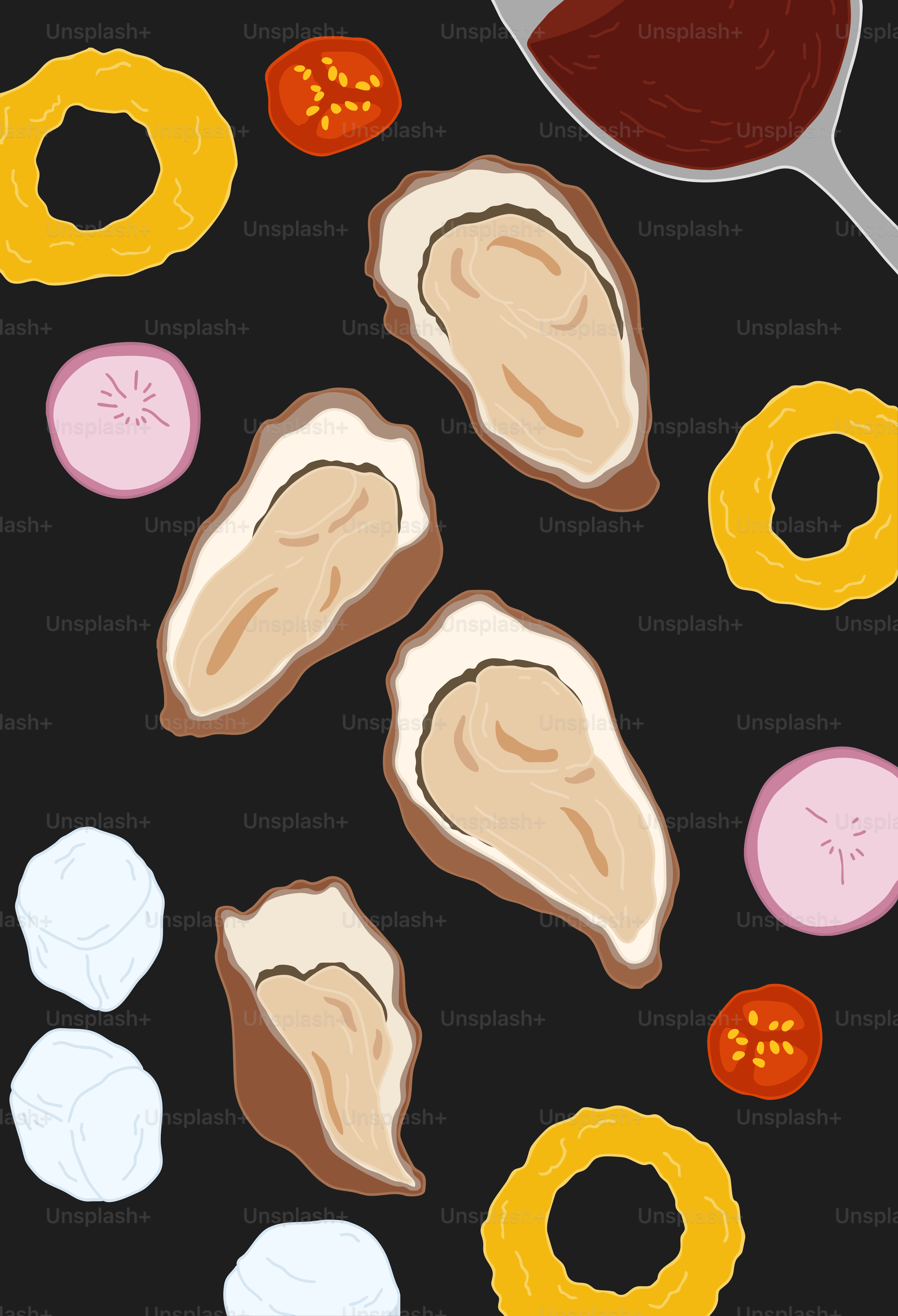 A picture of some food on a table