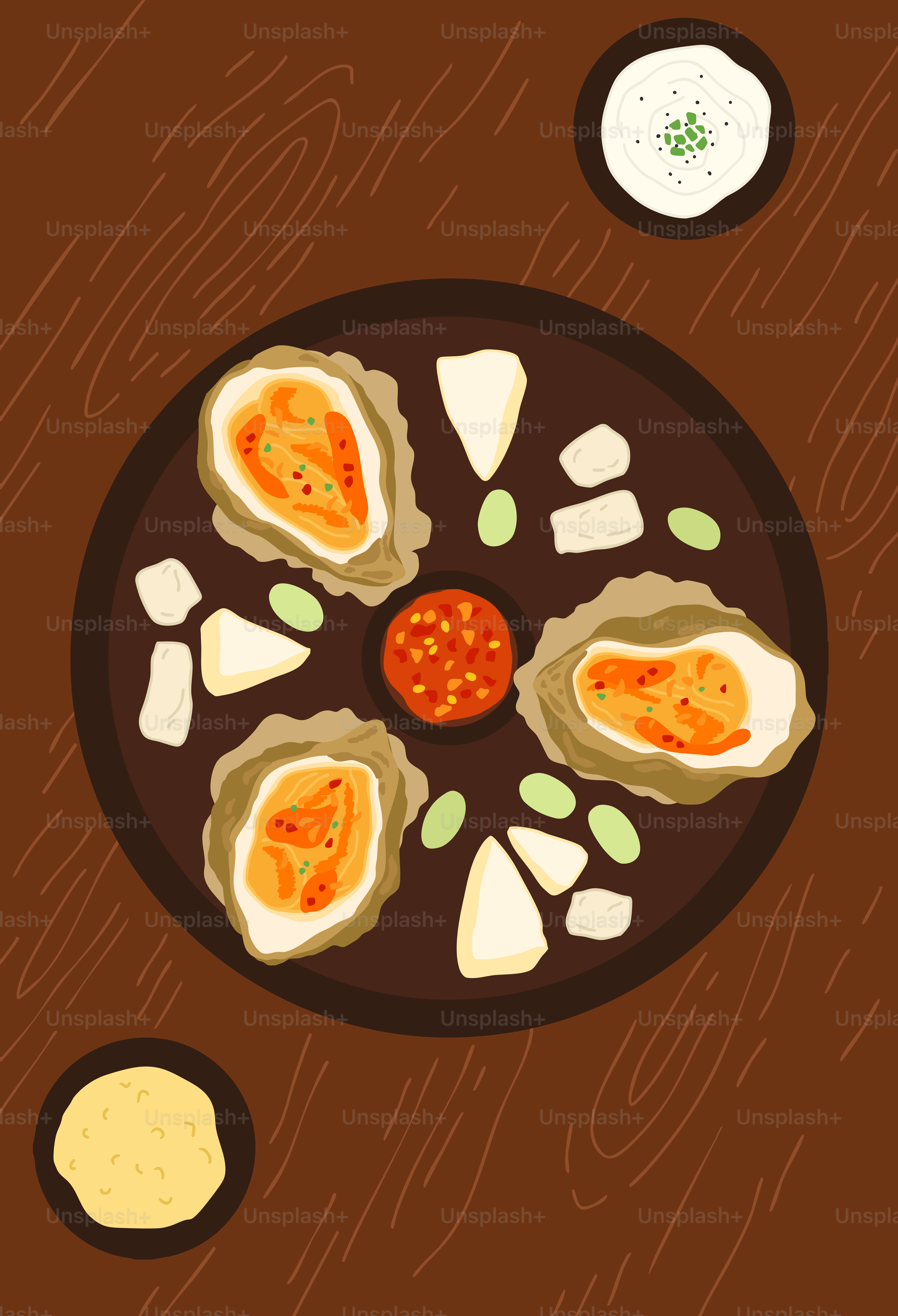 A plate of food on a wooden table