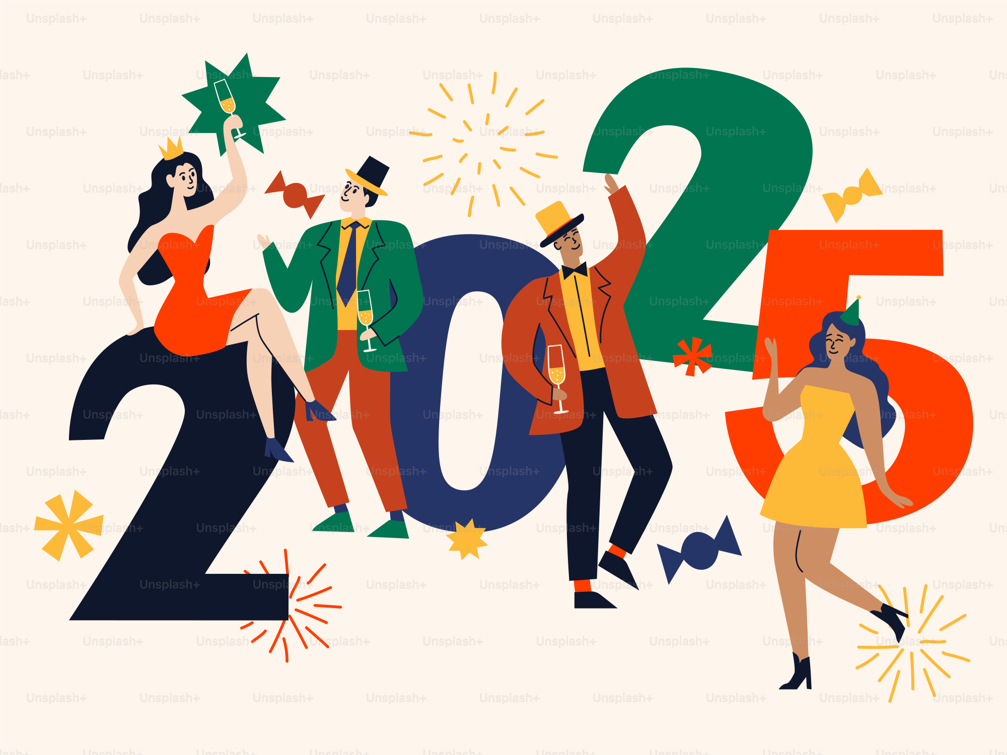 Eine Gruppe von Menschen, die nebeneinander vor einem Schild stehen