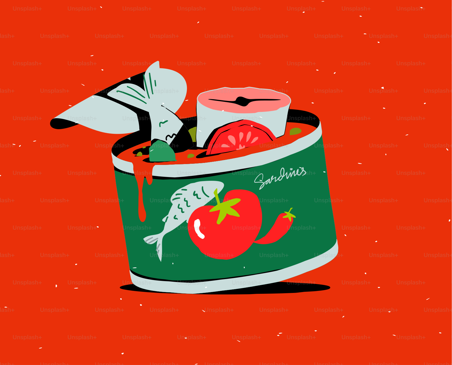 Una foto de una lata de zumo de tomate