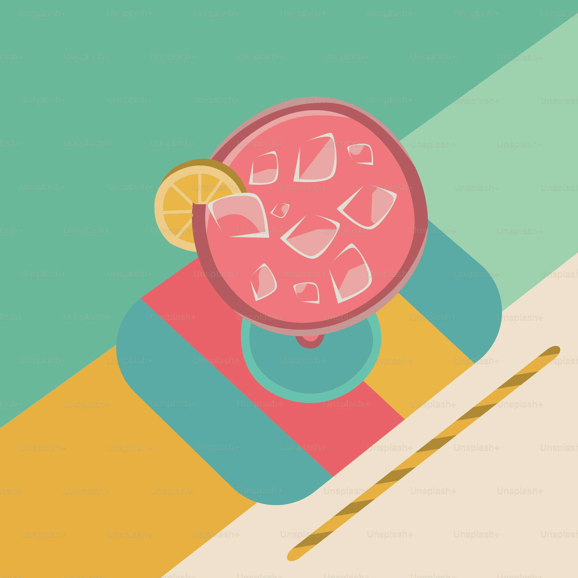 Una taza con un limón encima