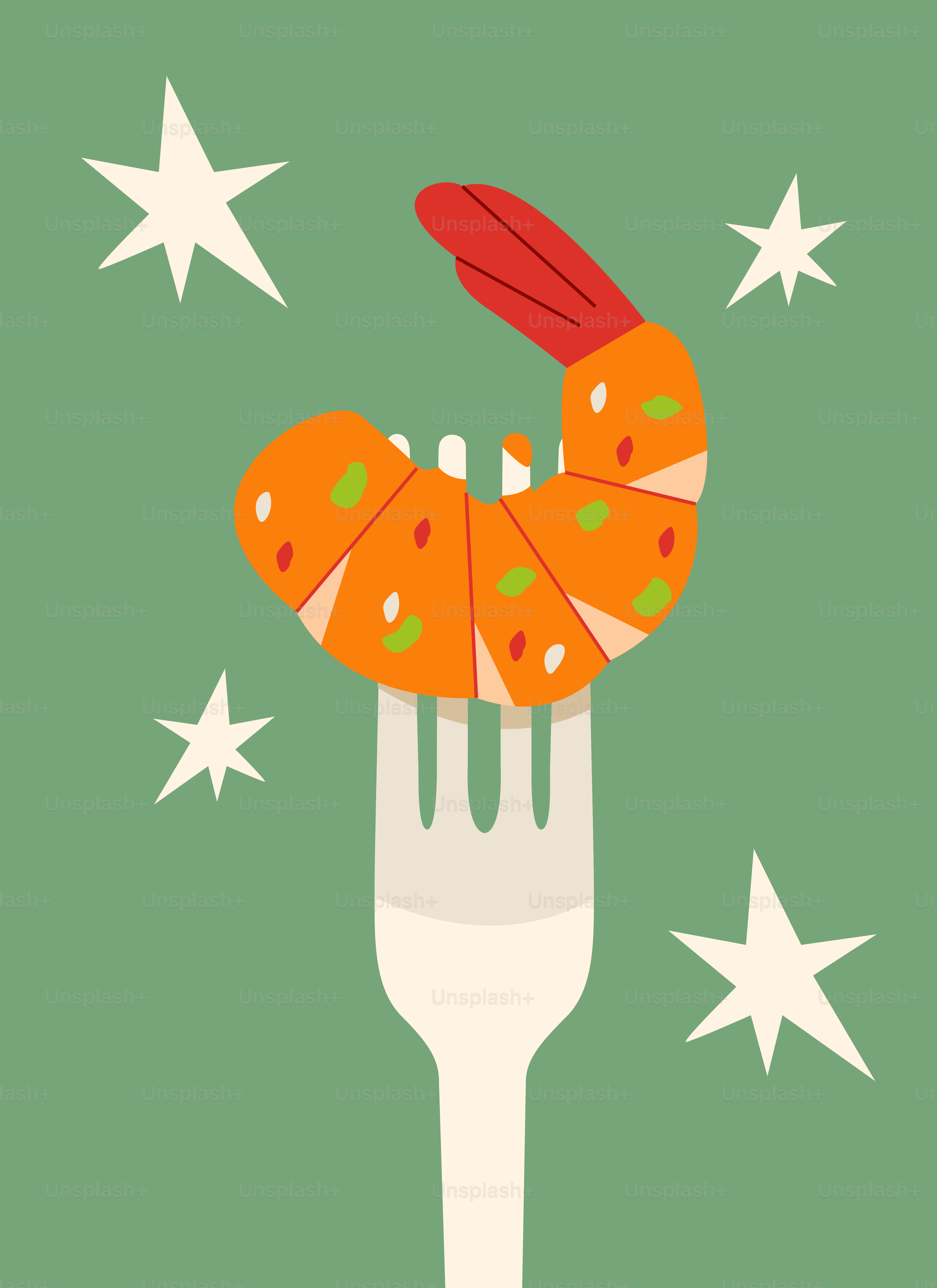 A fork with a piece of food on top of it