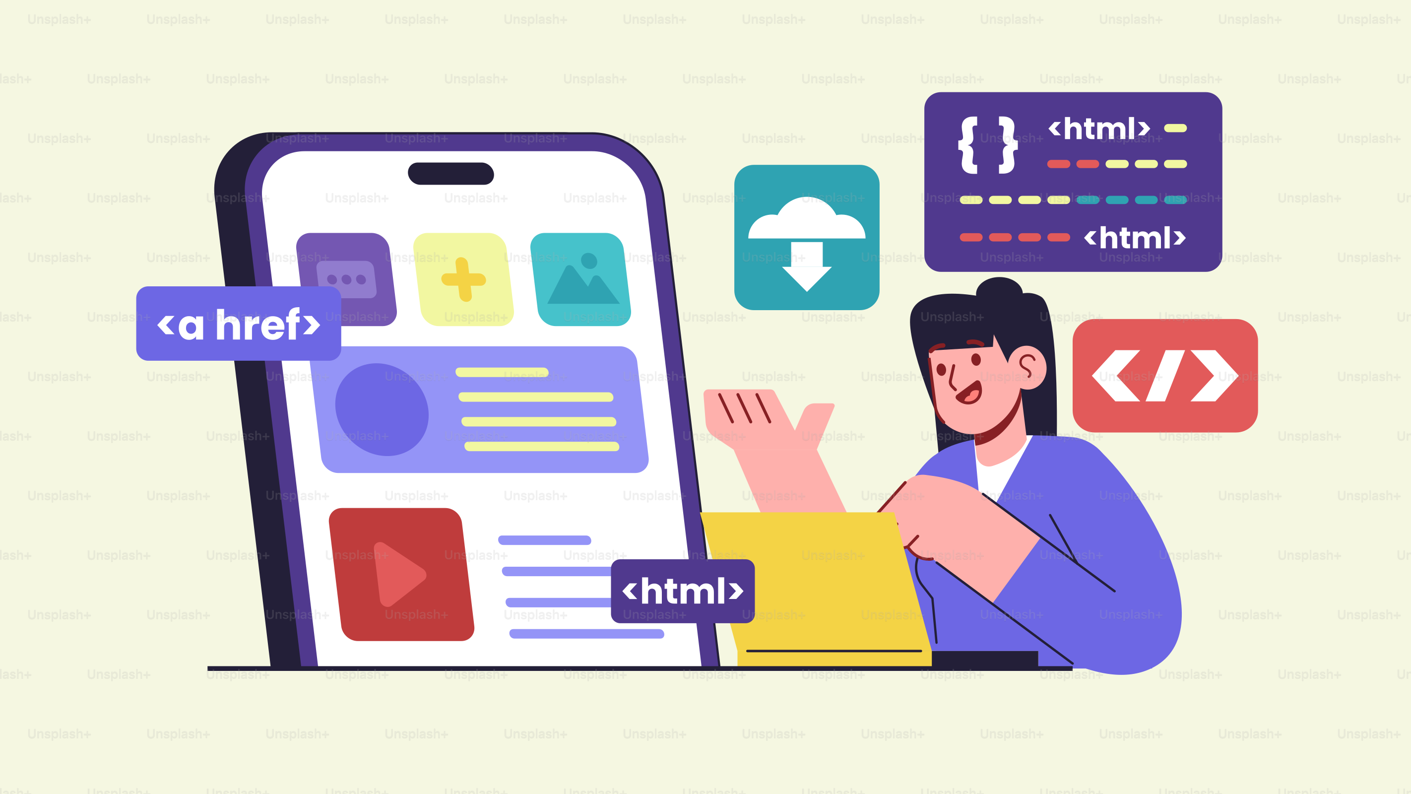 A man sitting in front of a cell phone