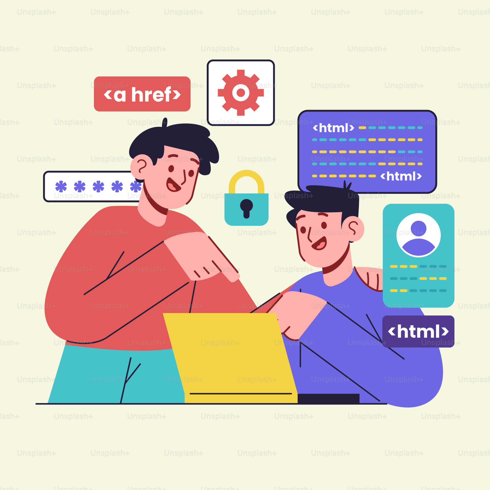 A couple of men sitting next to each other