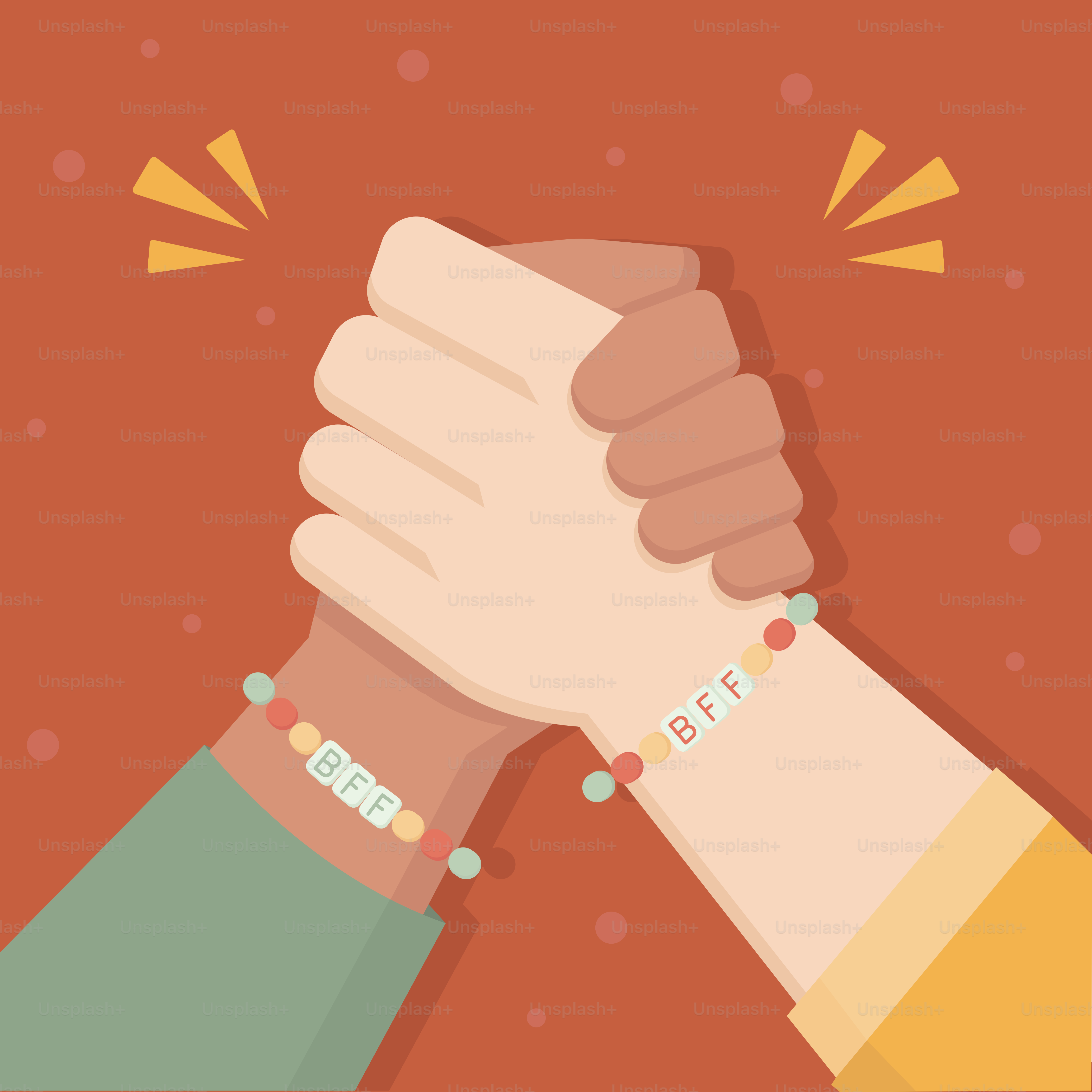 A couple of people that are holding hands