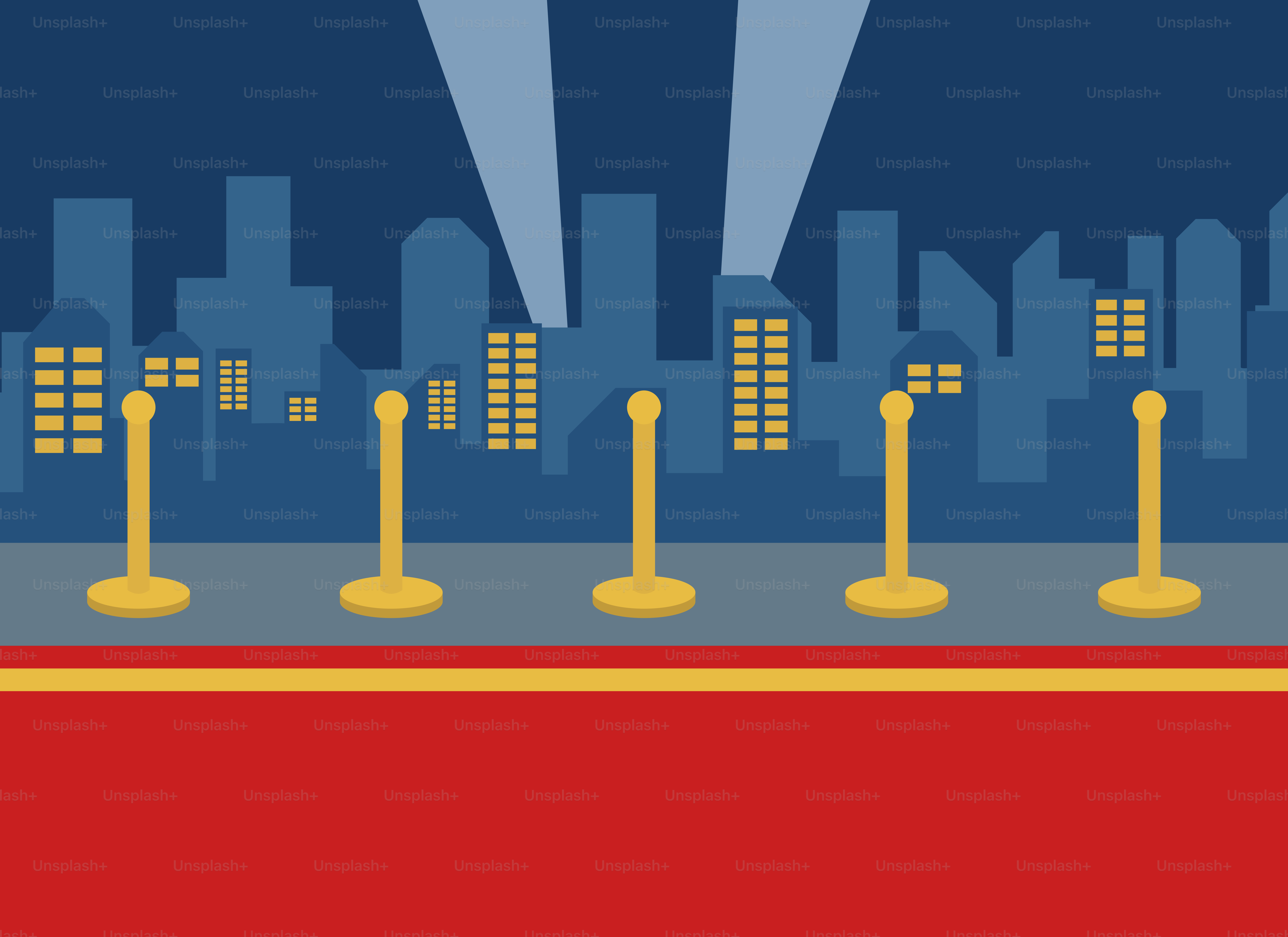 A movie poster of a city at night