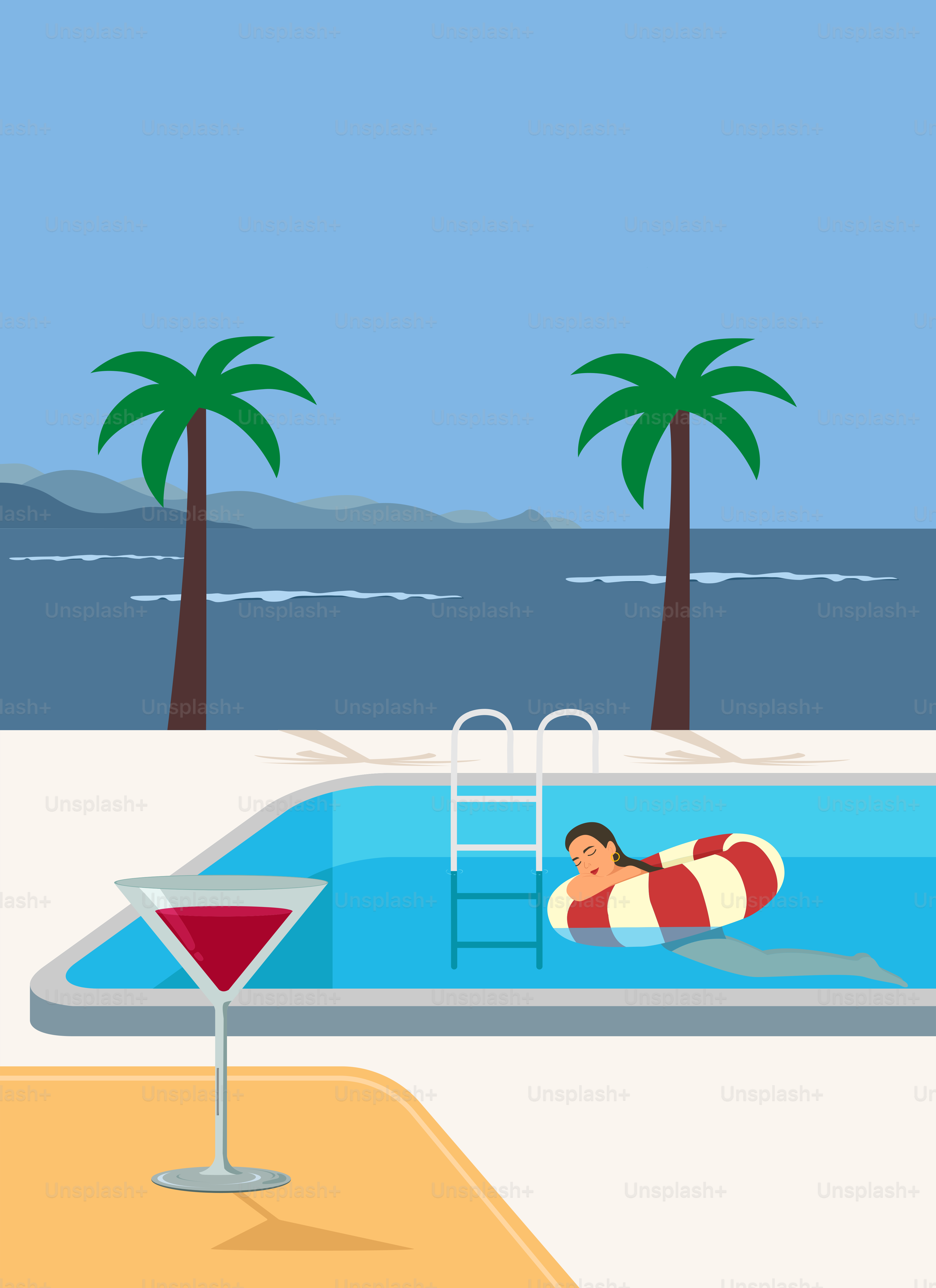 A man laying on a beach next to the ocean