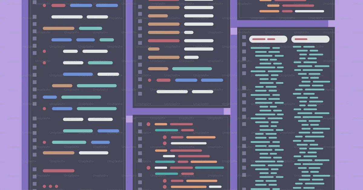 Three Lines Computer A computer screen with a bunch of lines on it vector – Technology Image ...