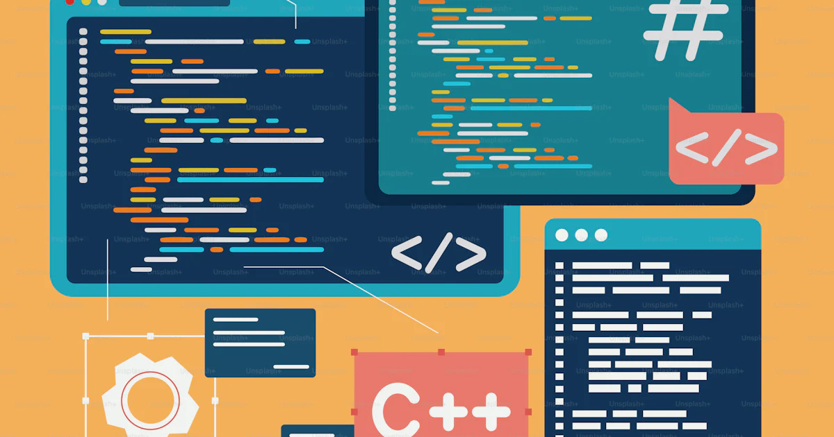 Um monte de diferentes tipos de programação vetor – Imagem sobre ...
