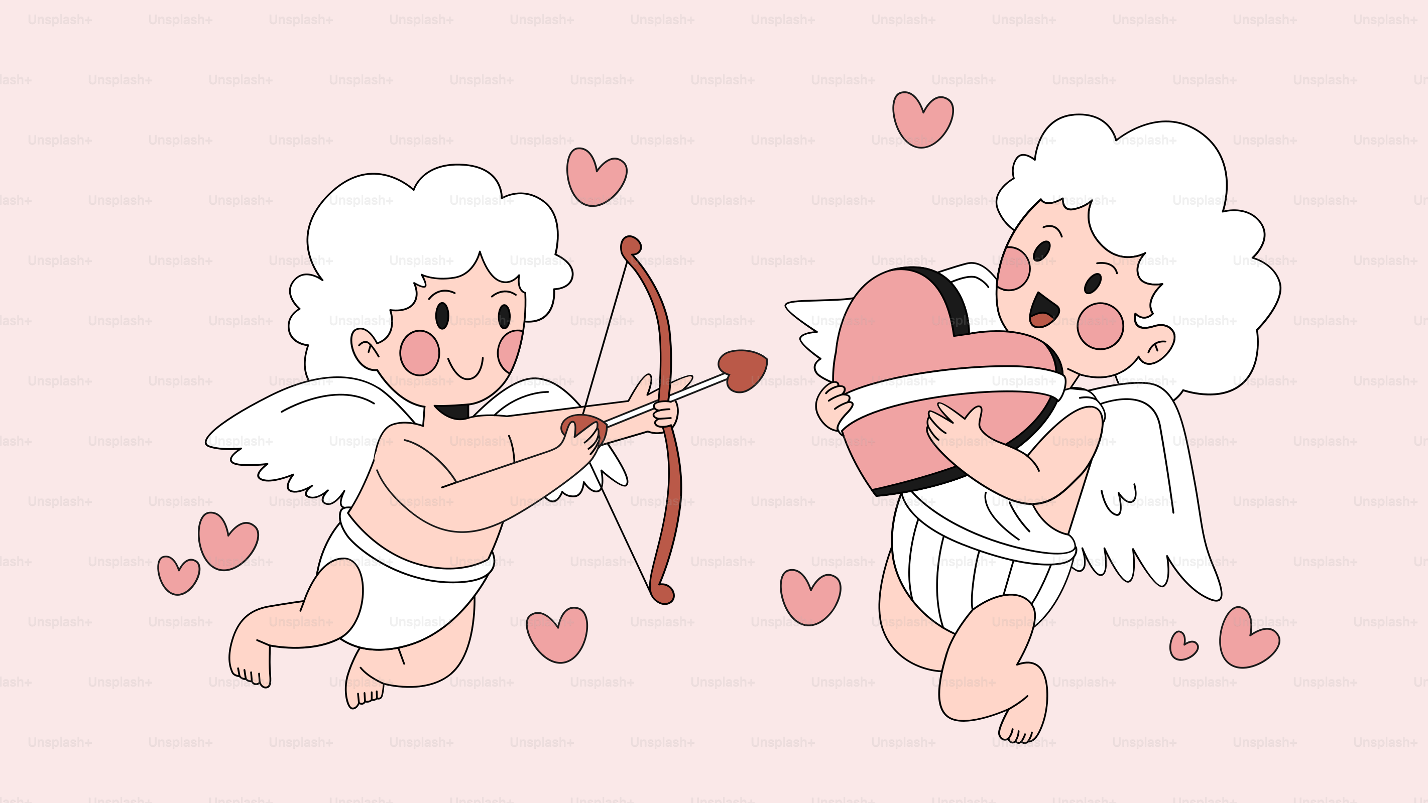 Zwei Amor Amor Amor Tasse