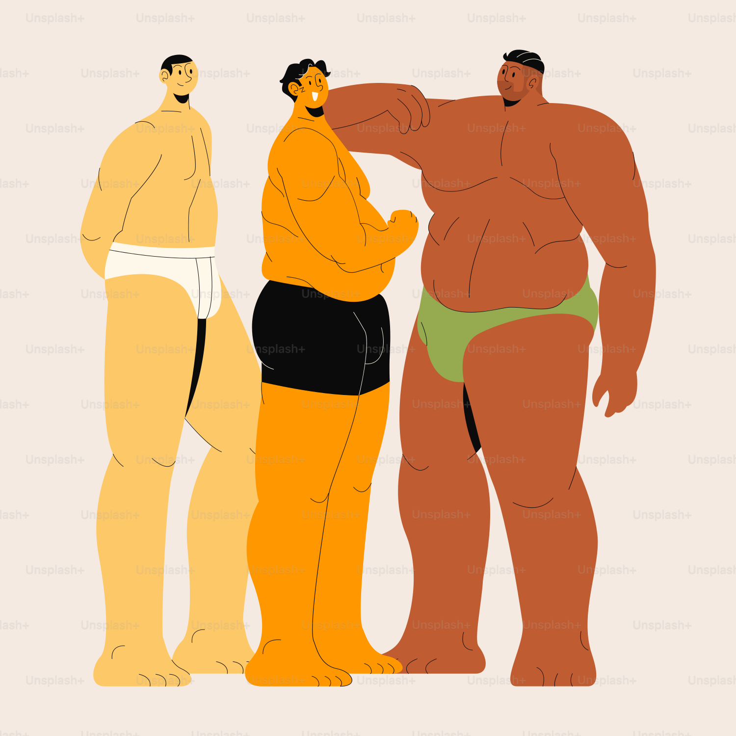 A group of men standing next to each other