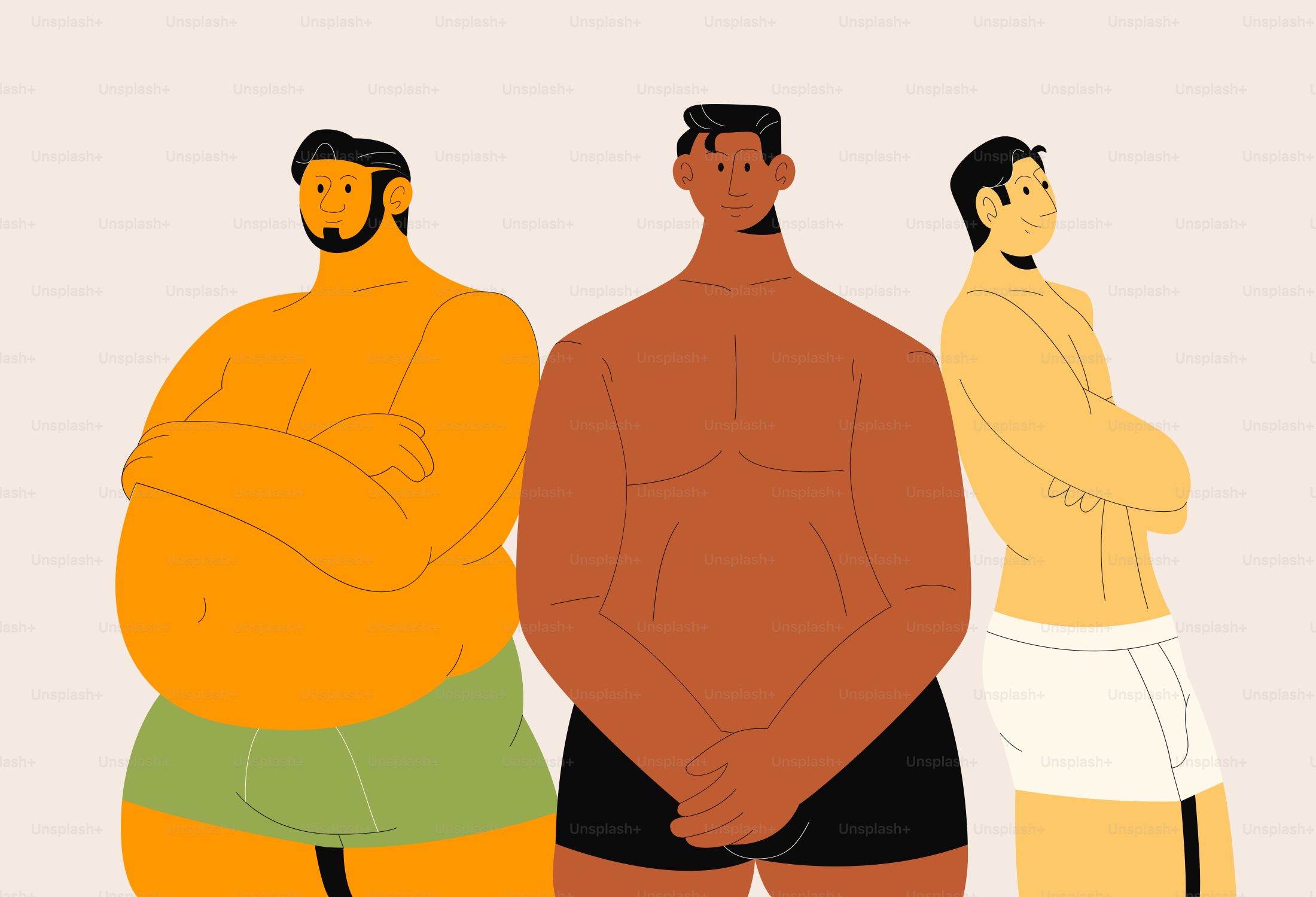 A group of men standing next to each other