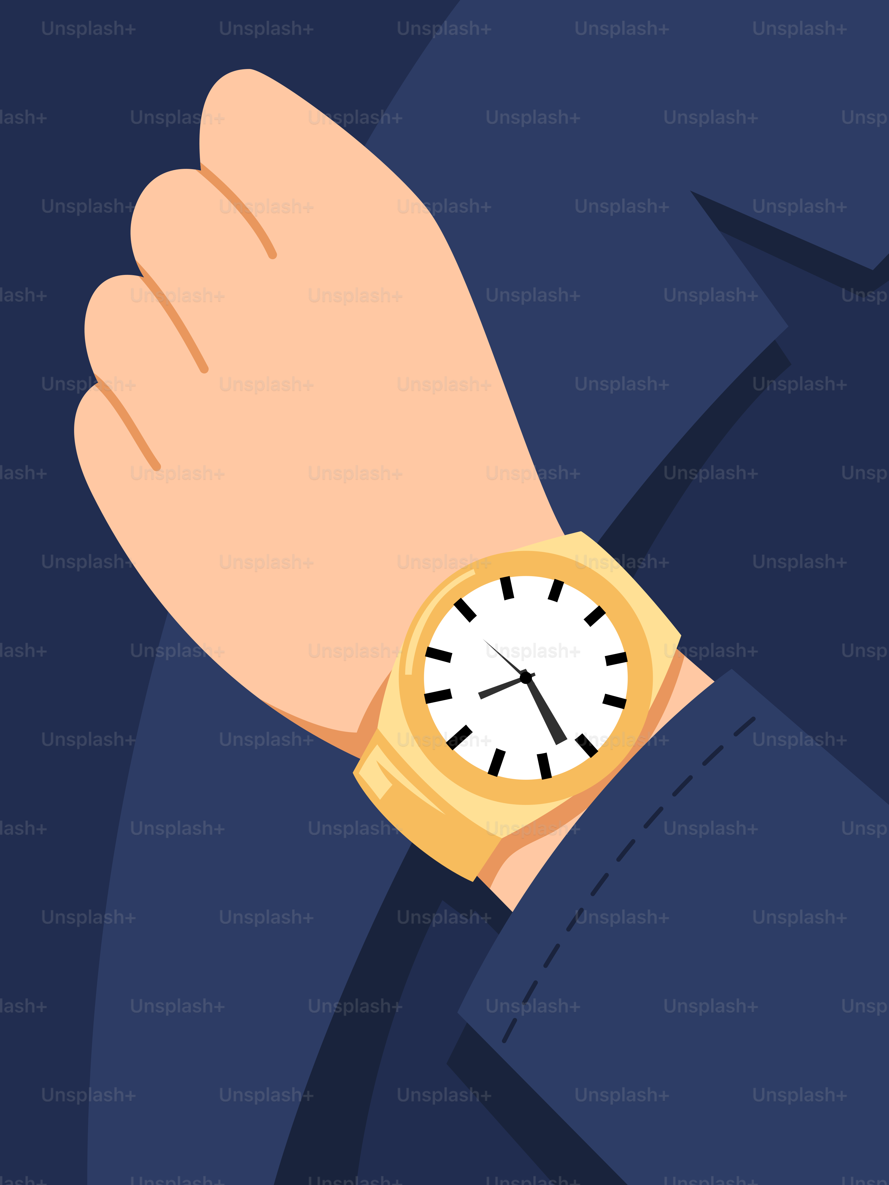 A man in a suit with a watch on his wrist