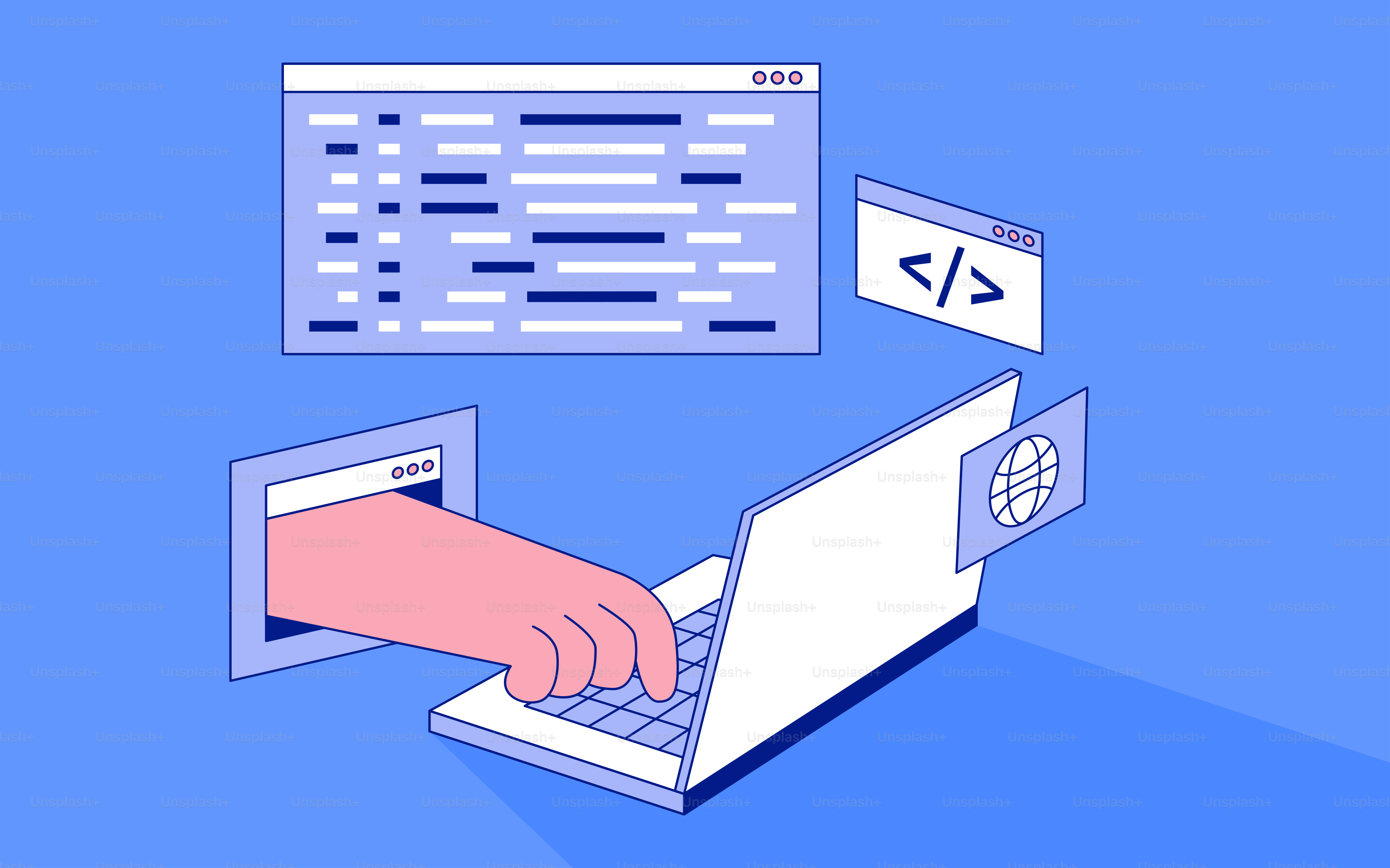 A hand is typing on a laptop keyboard