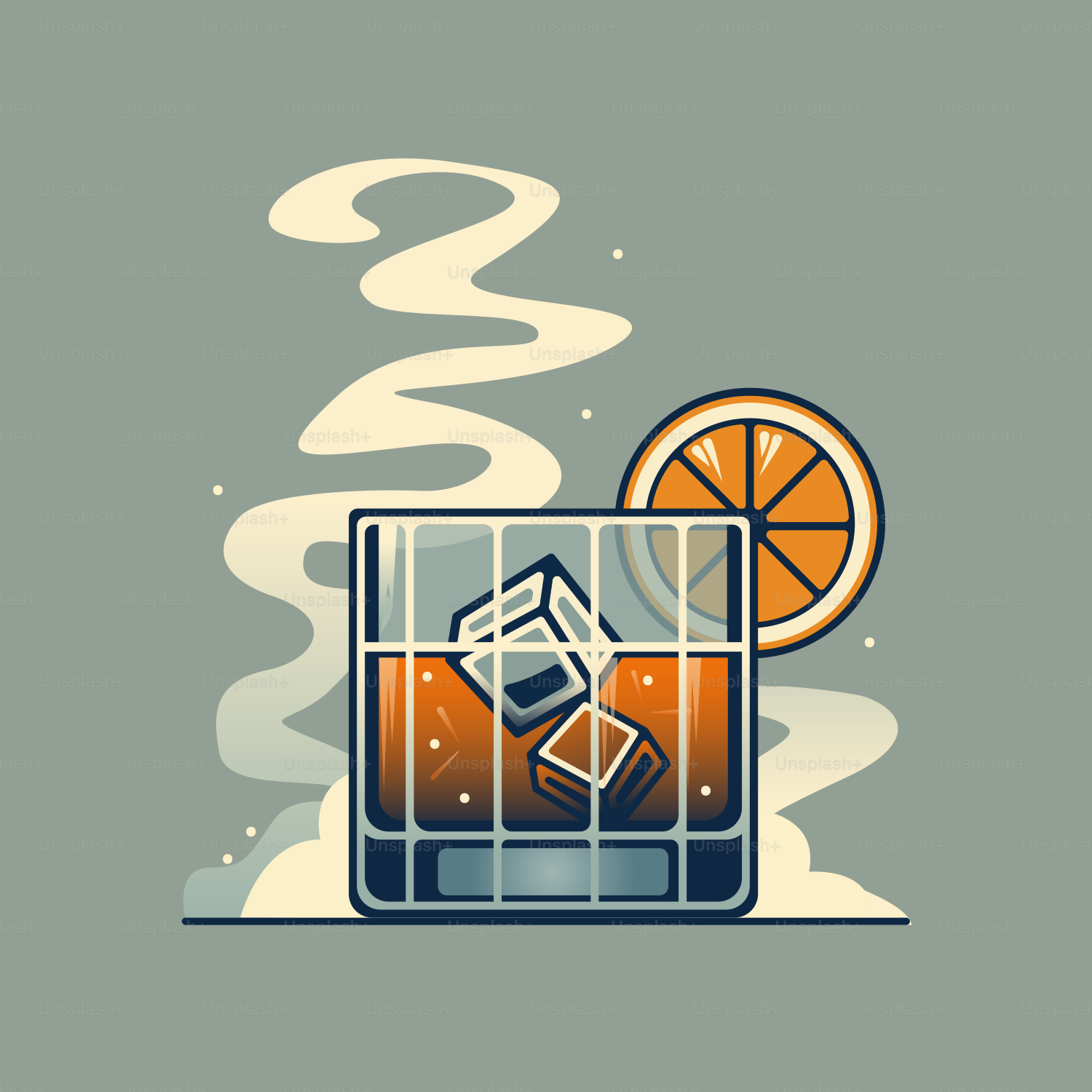 A picture of a glass of orange juice