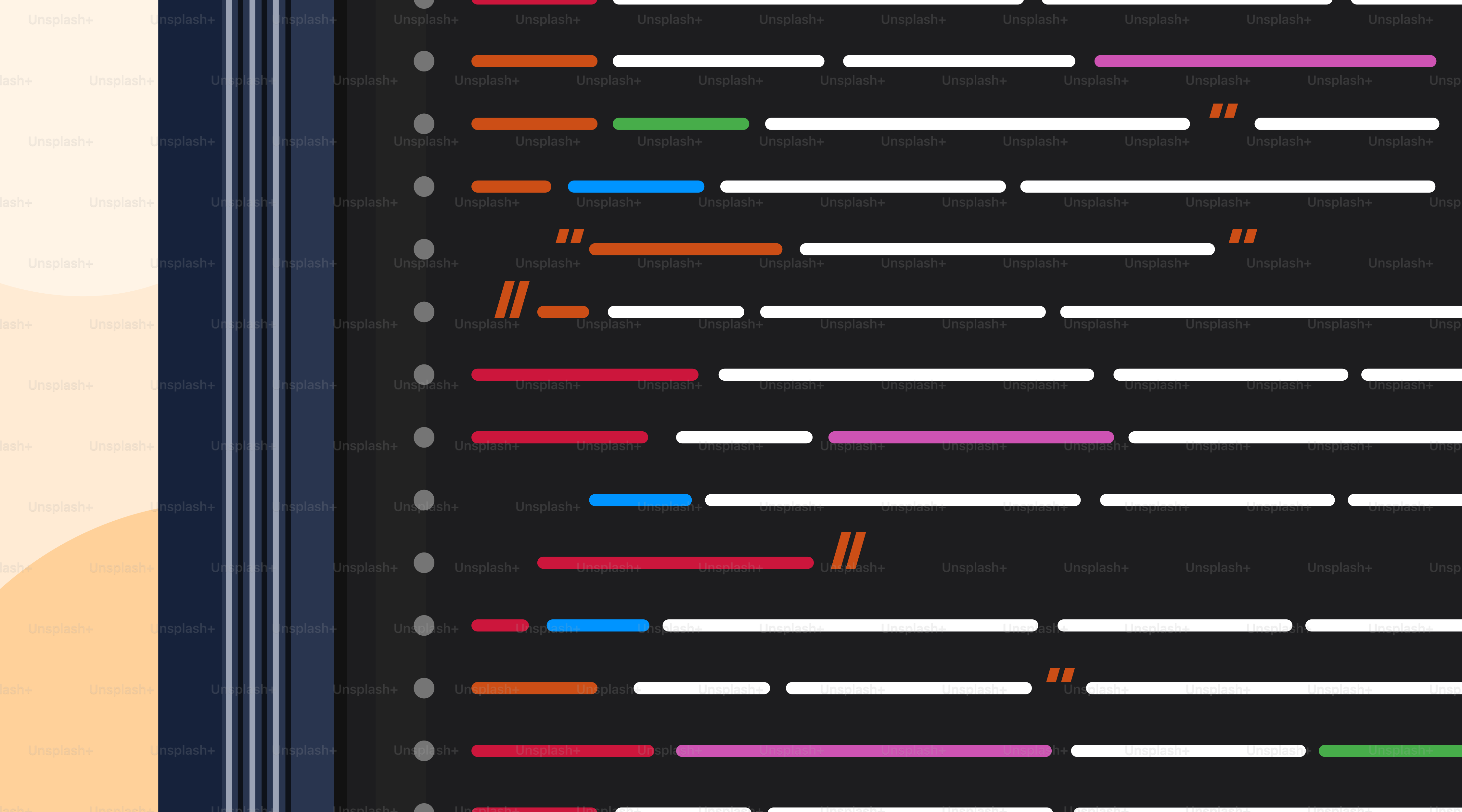 A computer screen with a line of text on it